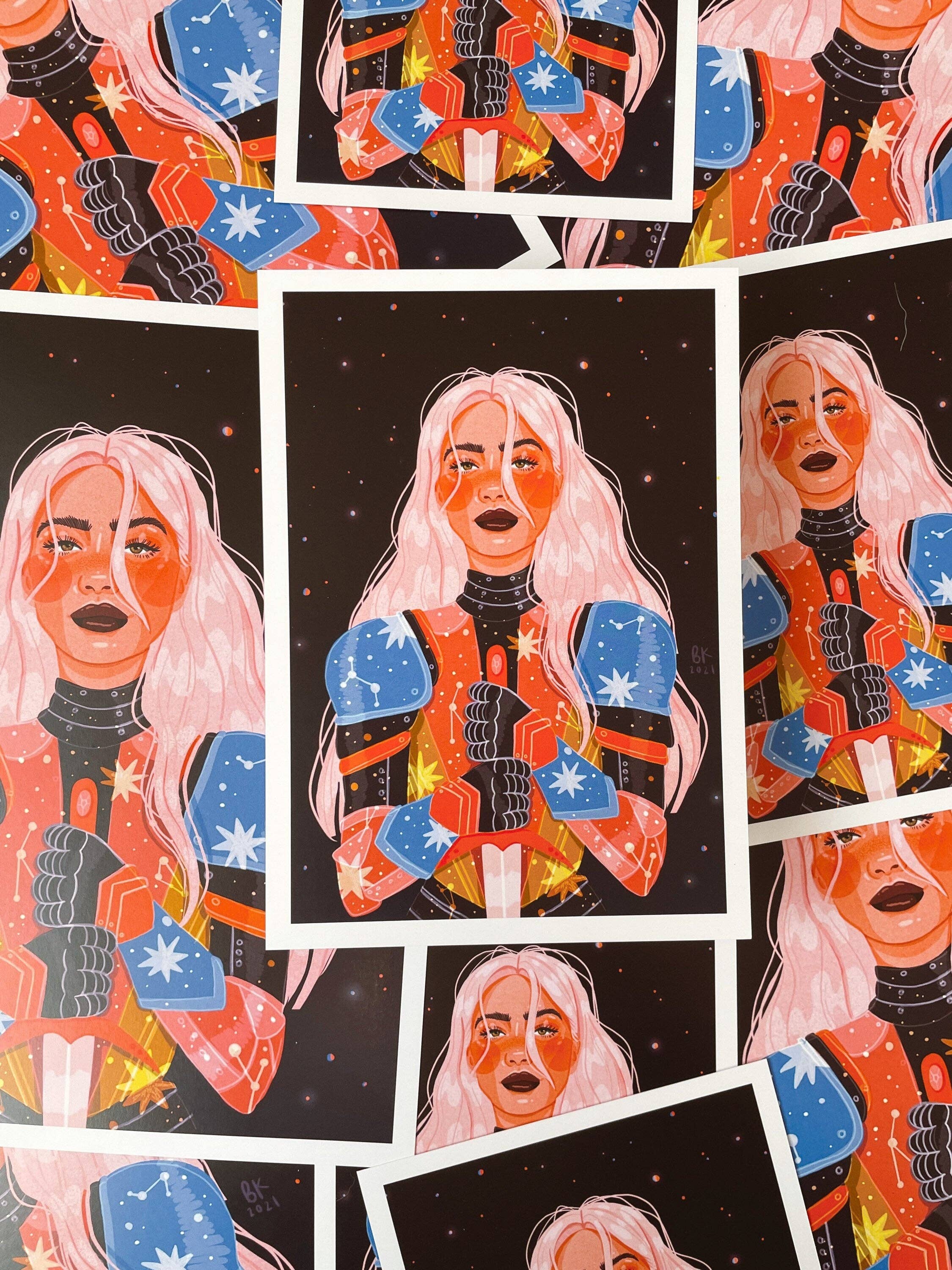Joan of Art Print