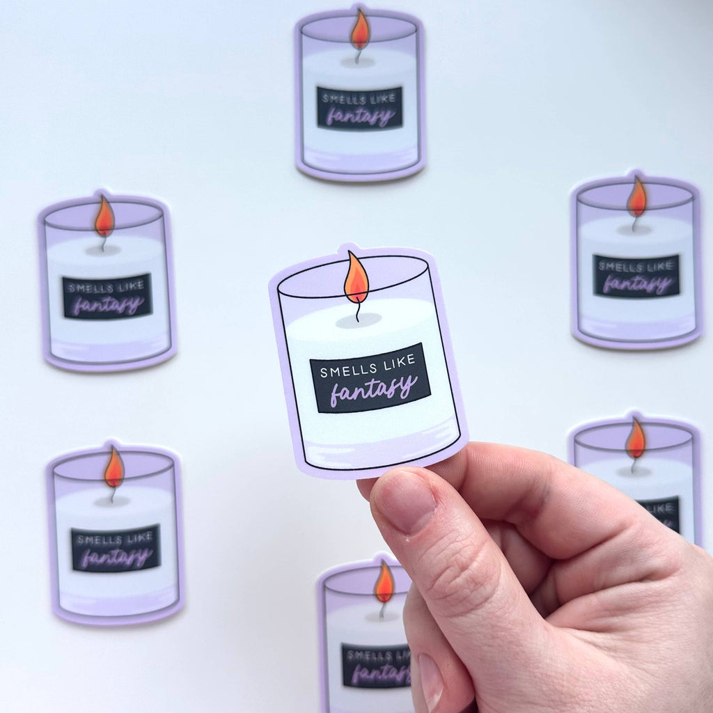 Matte Sticker | Candle Romance Fantasy Reading Book Club