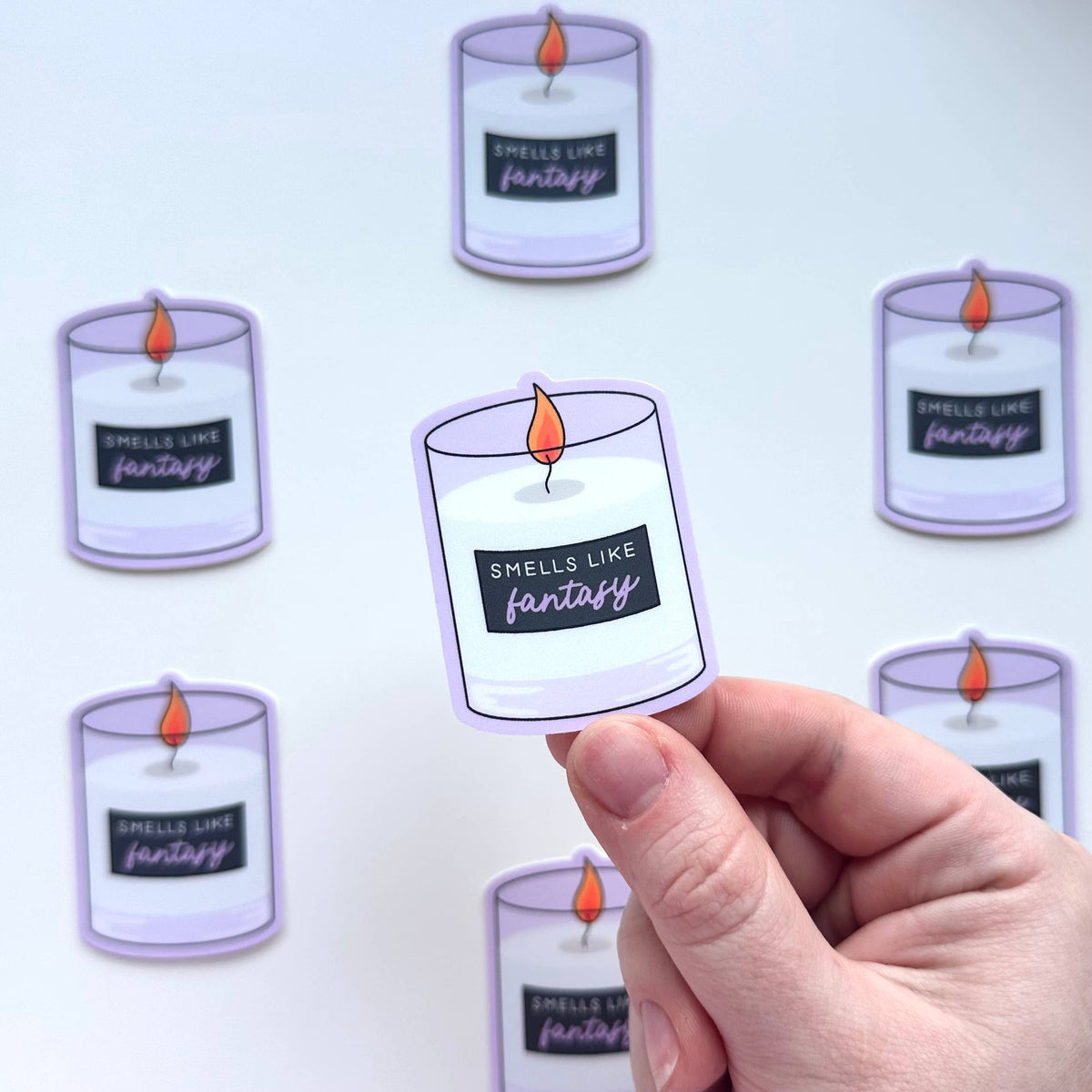 Matte Sticker | Candle Romance Fantasy Reading Book Club