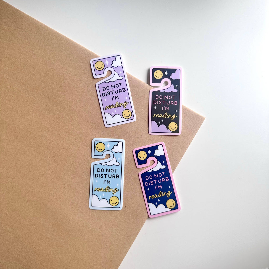 Matte Sticker | Do Not Disturb I’m Reading Book Gift
