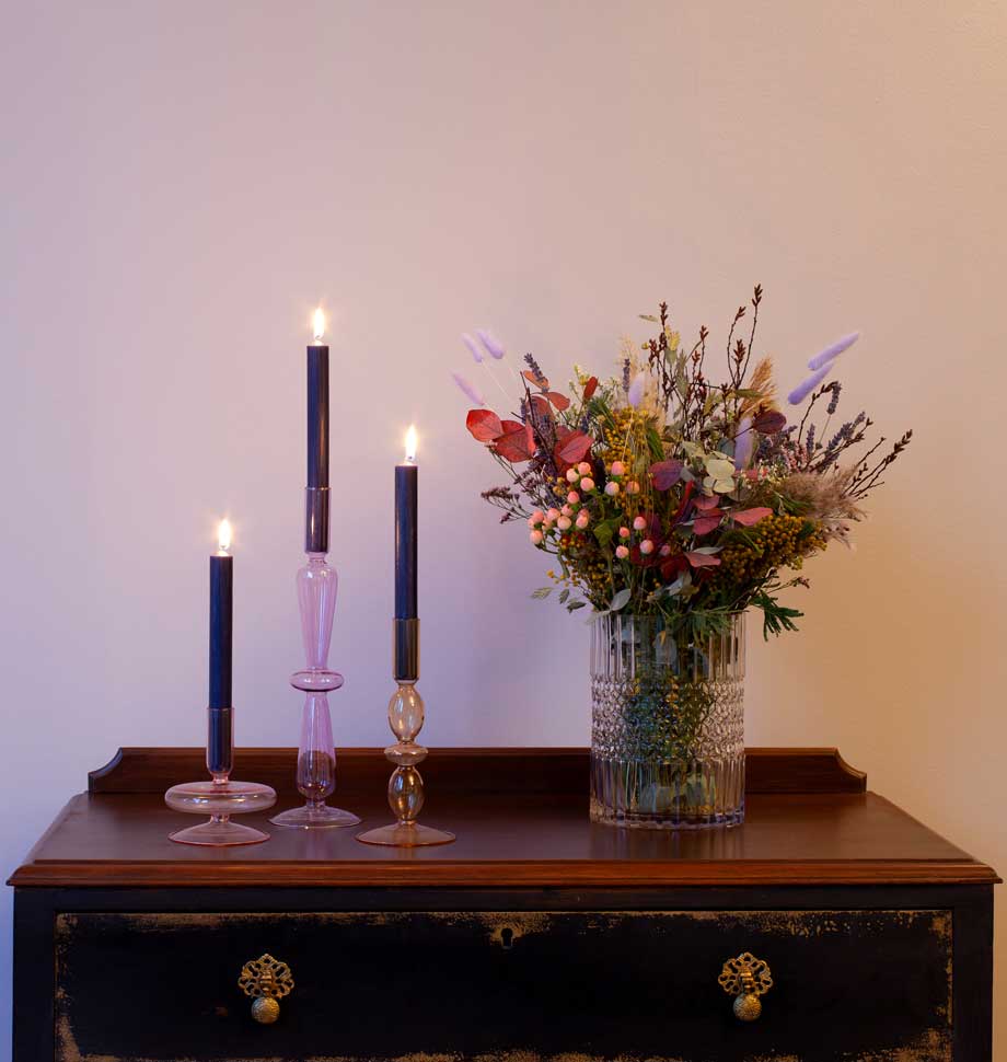Shearer Candles - Navy 8 inch Dinner Candles