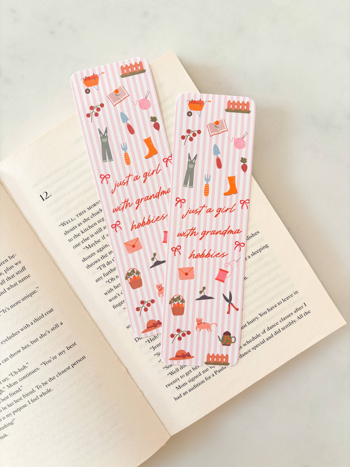 Just A Girl With Grandma Hobbies Bookmark