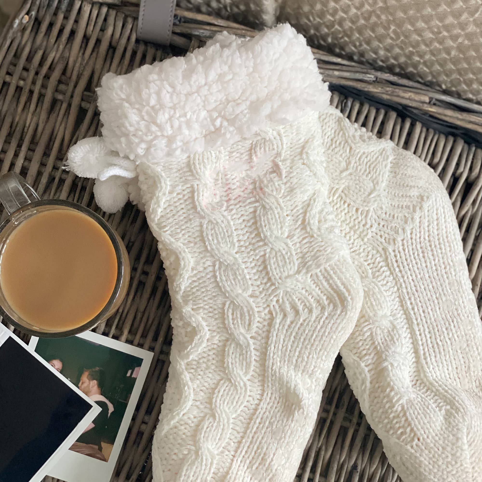 Knitted Slipper Socks