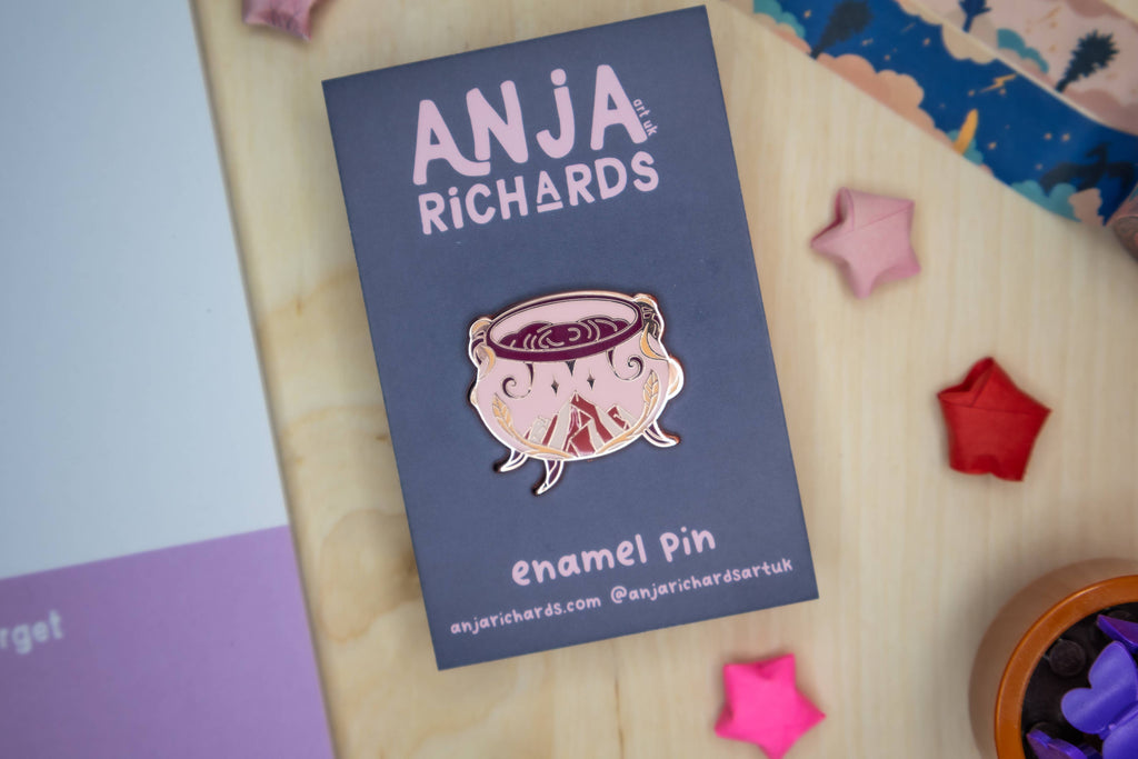 Cauldron Enamel Pin