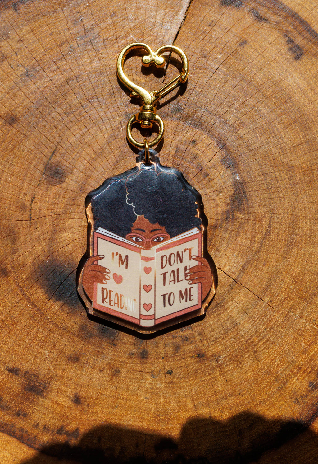 Pin story Keychain/Kindle Charm IMPORTED