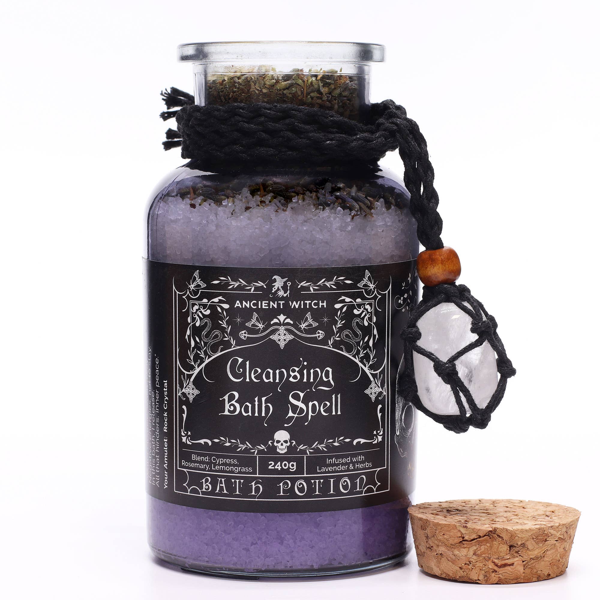 Ancient Witch Bath Salts Spell Potion