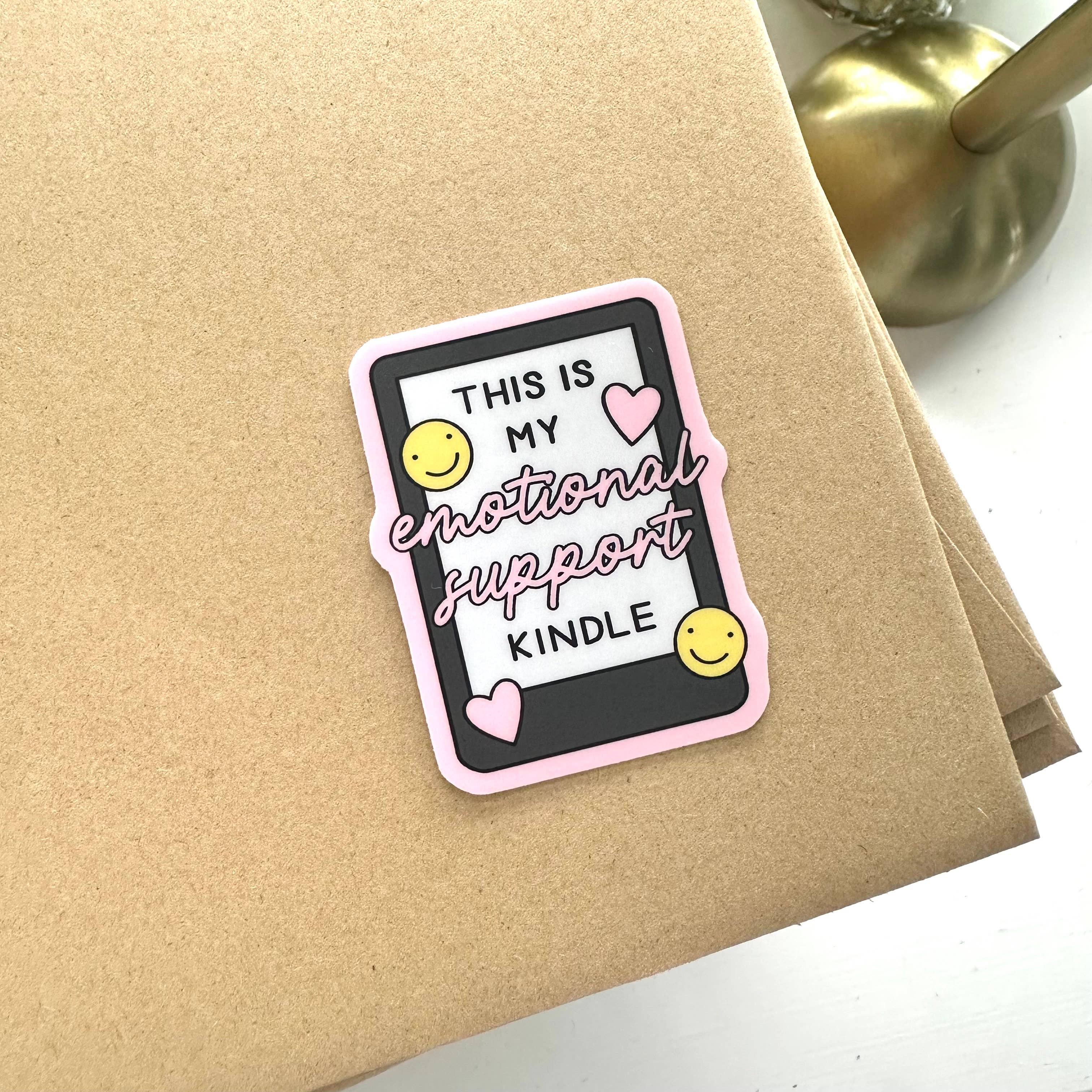 Dolly's Doodles - Emotional Support Kindle Sticker