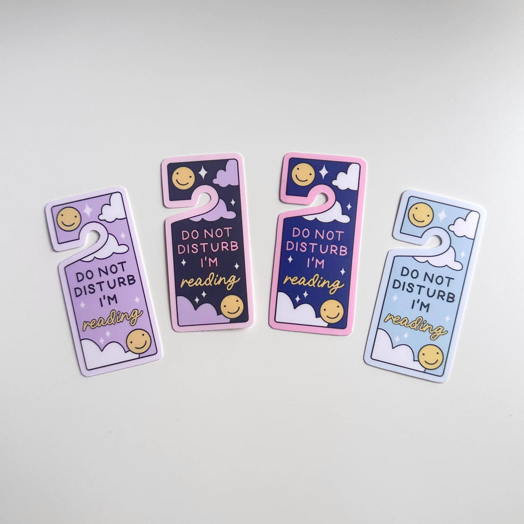 Matte Sticker | Do Not Disturb I’m Reading Book Gift