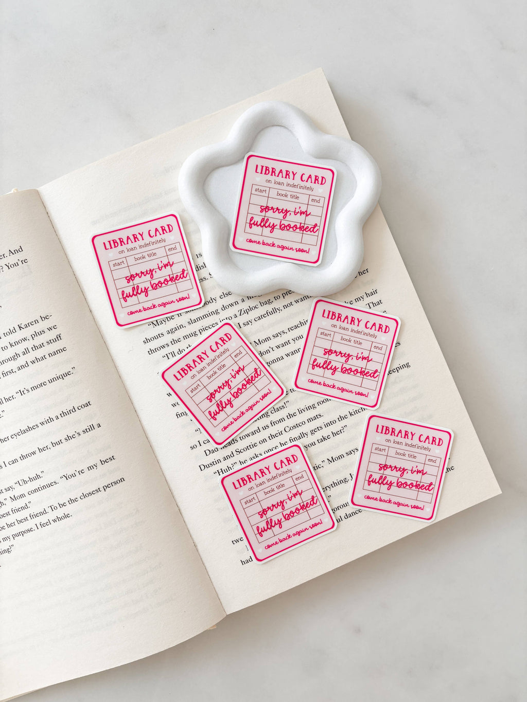 Fleurs on Sunday - I'm Fully Booked Sticker