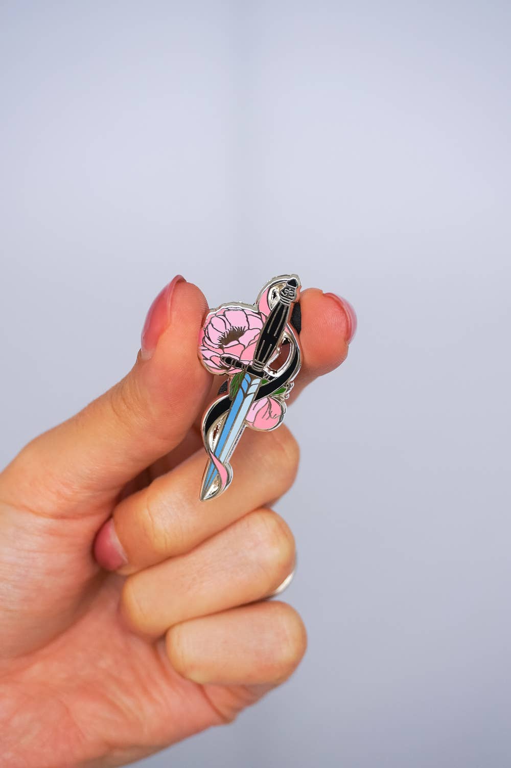 Romantasy Sword hard enamel pin, Book lover, Bookish pin