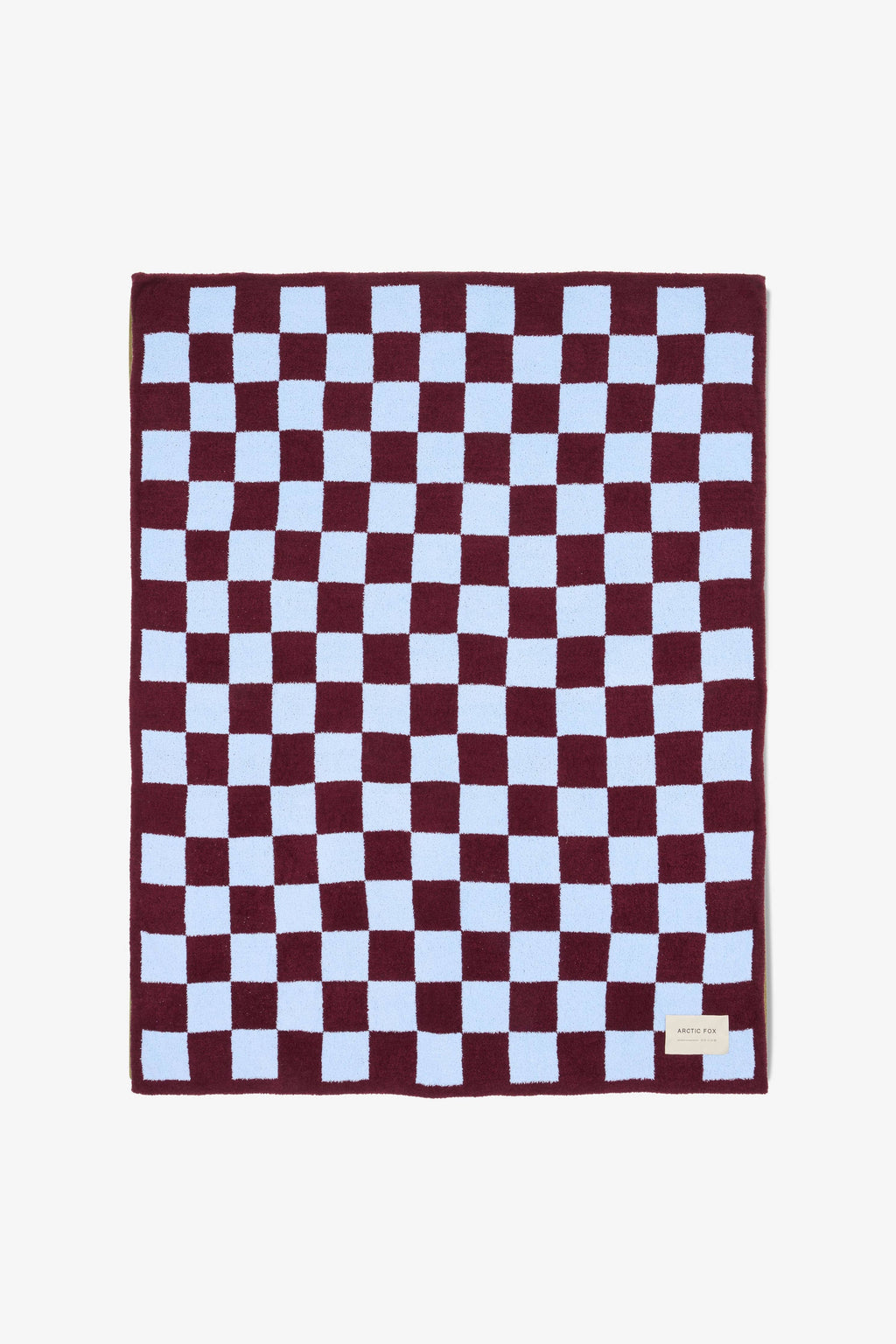 The Teddy Throw - 100% Recycled - Blue Check - AW26