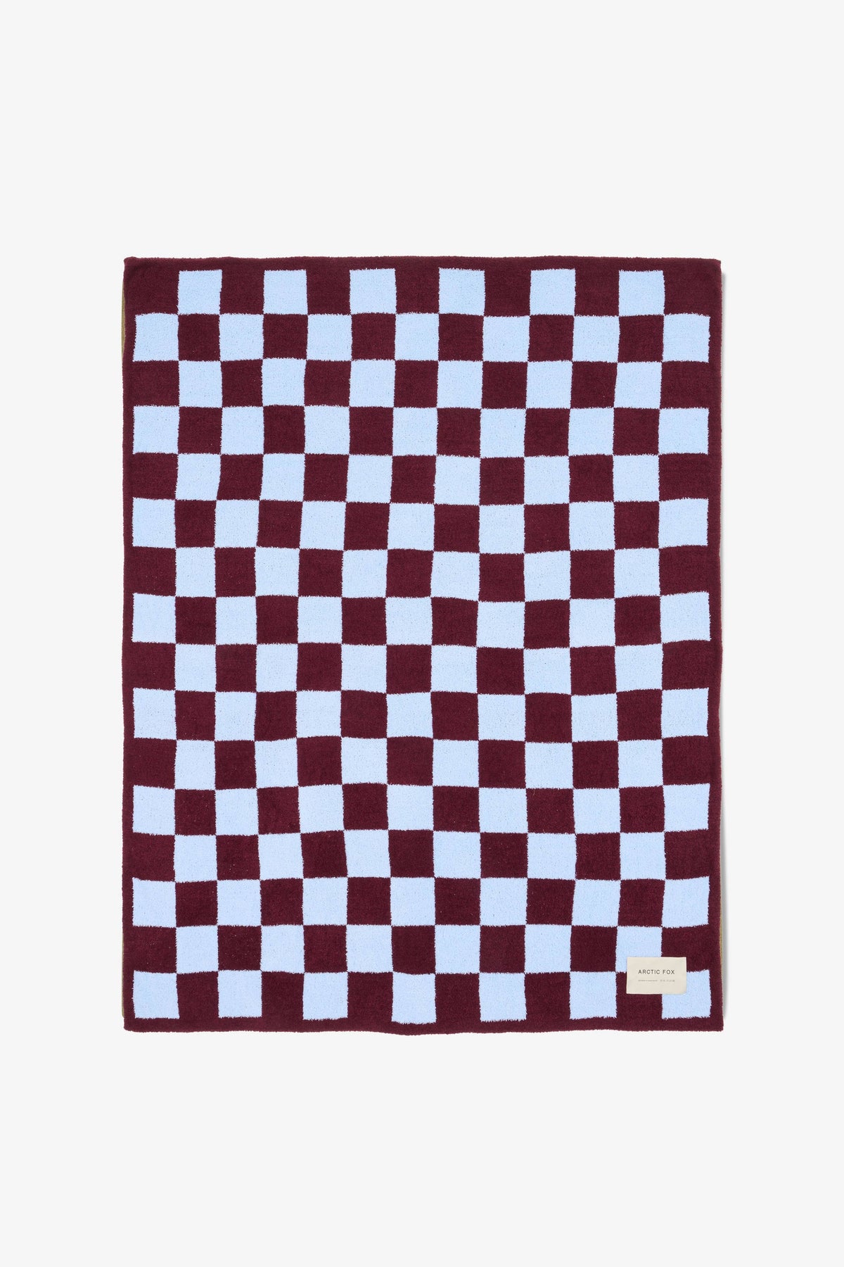 The Teddy Throw - 100% Recycled - Blue Check - AW26