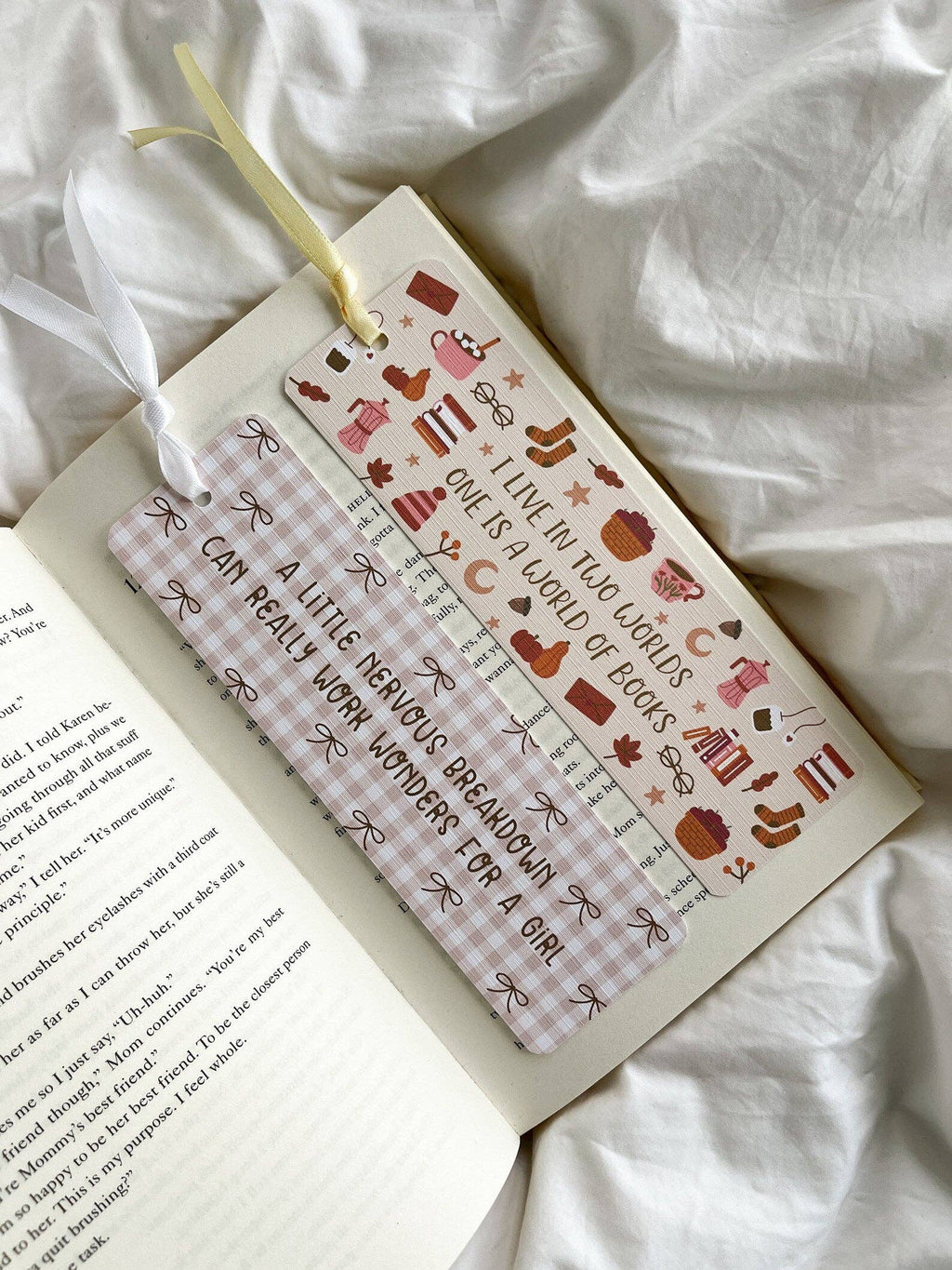 Cozy Autumn Bookmarks