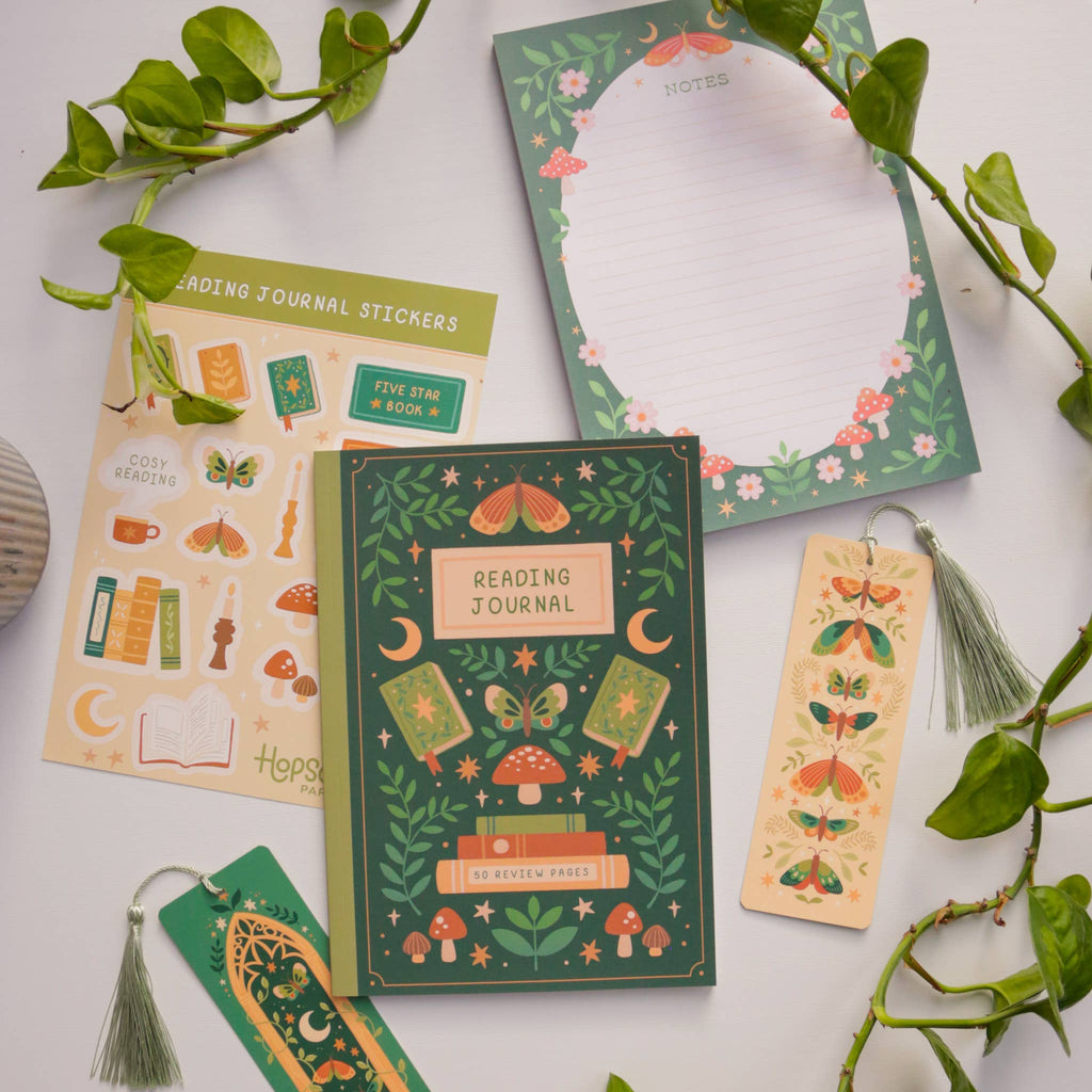 Hopscotch Paper Co. - 50 Page Fantasy Forest Reading Journal
