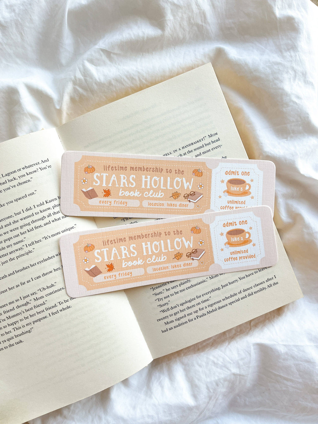 Autumn Festival Book Club Bookmark | Cosy Fall Bookmark