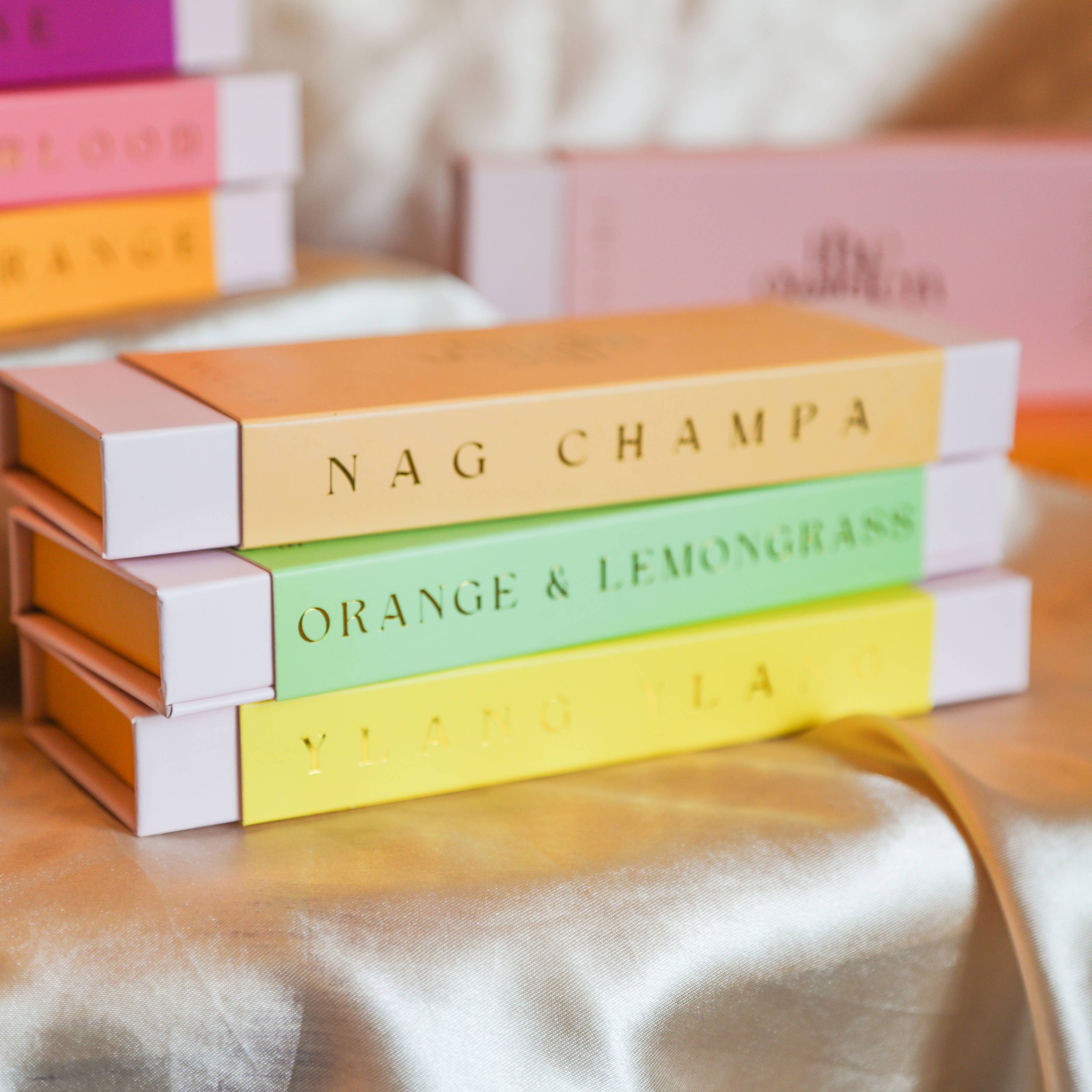 The Golden Altar - Orange & Lemongrass Natural Incense