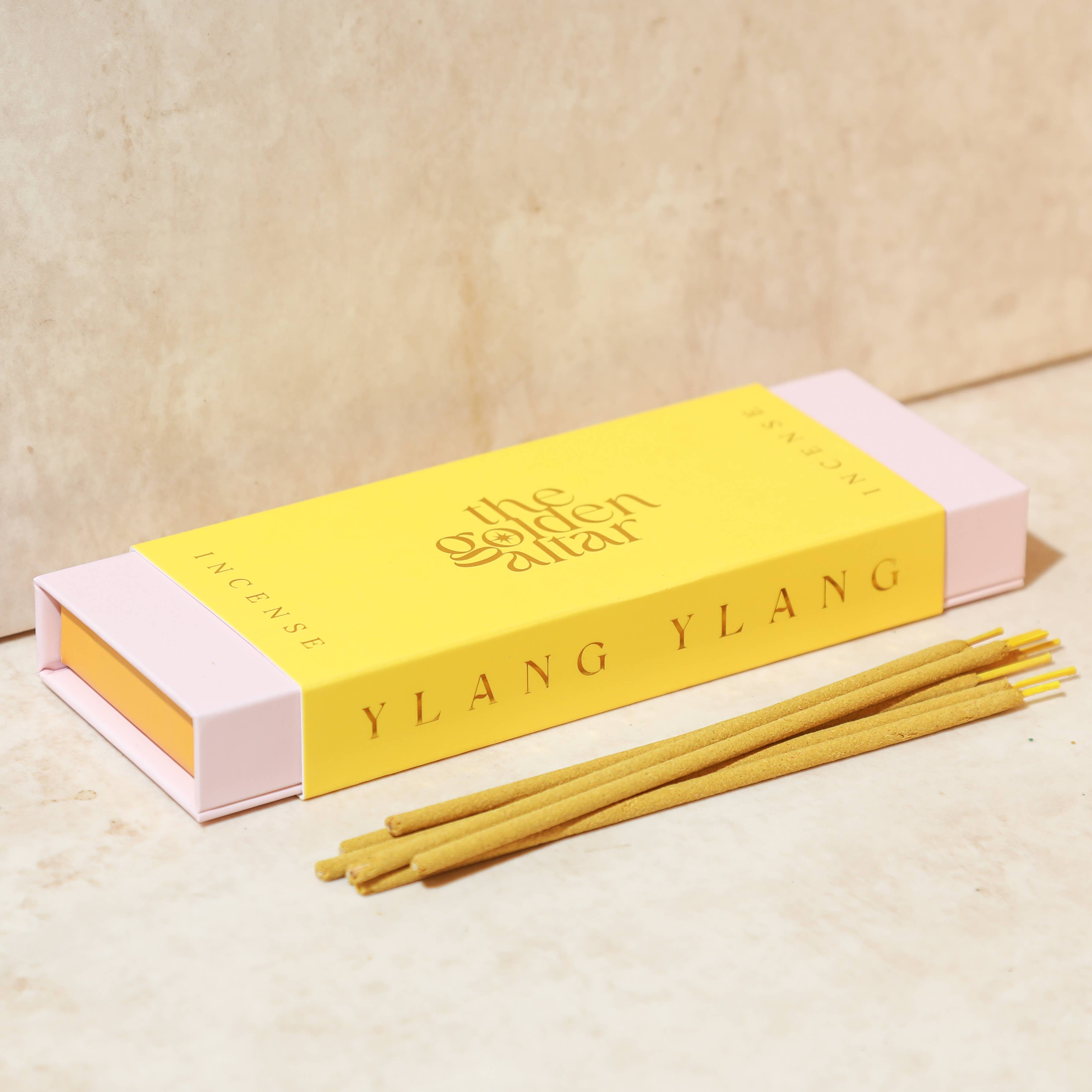 The Golden Altar - Ylang Ylang Natural Incense Box