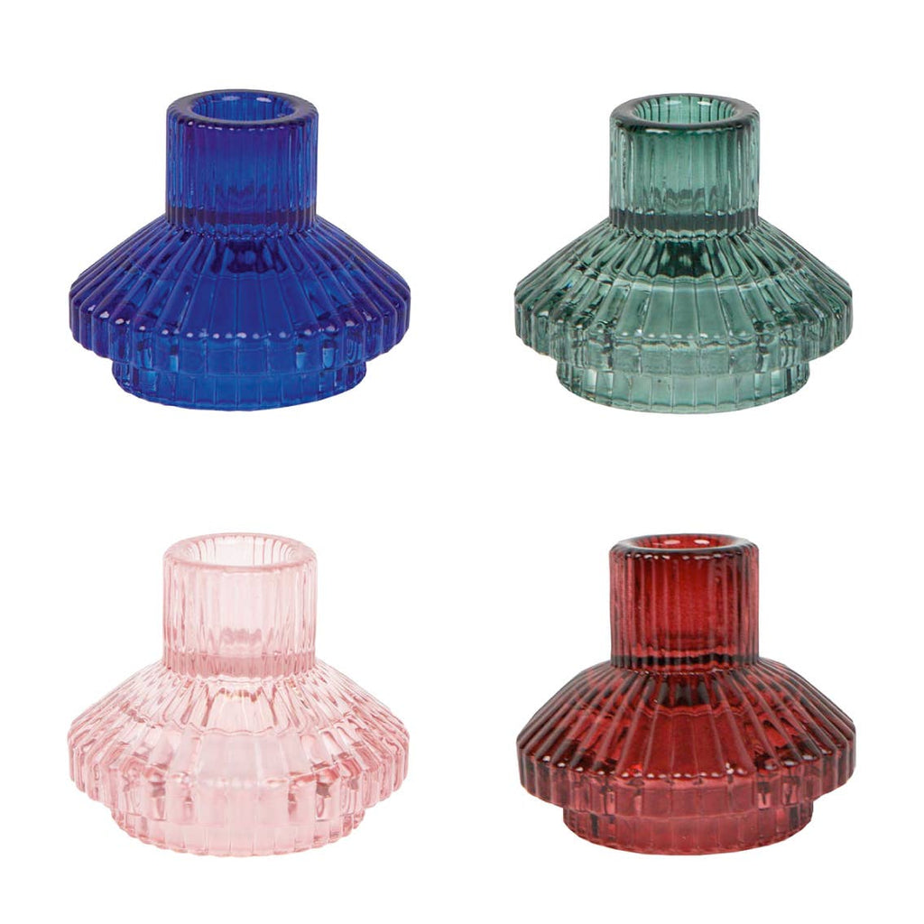 Small Glass Candle Holders Starter Set