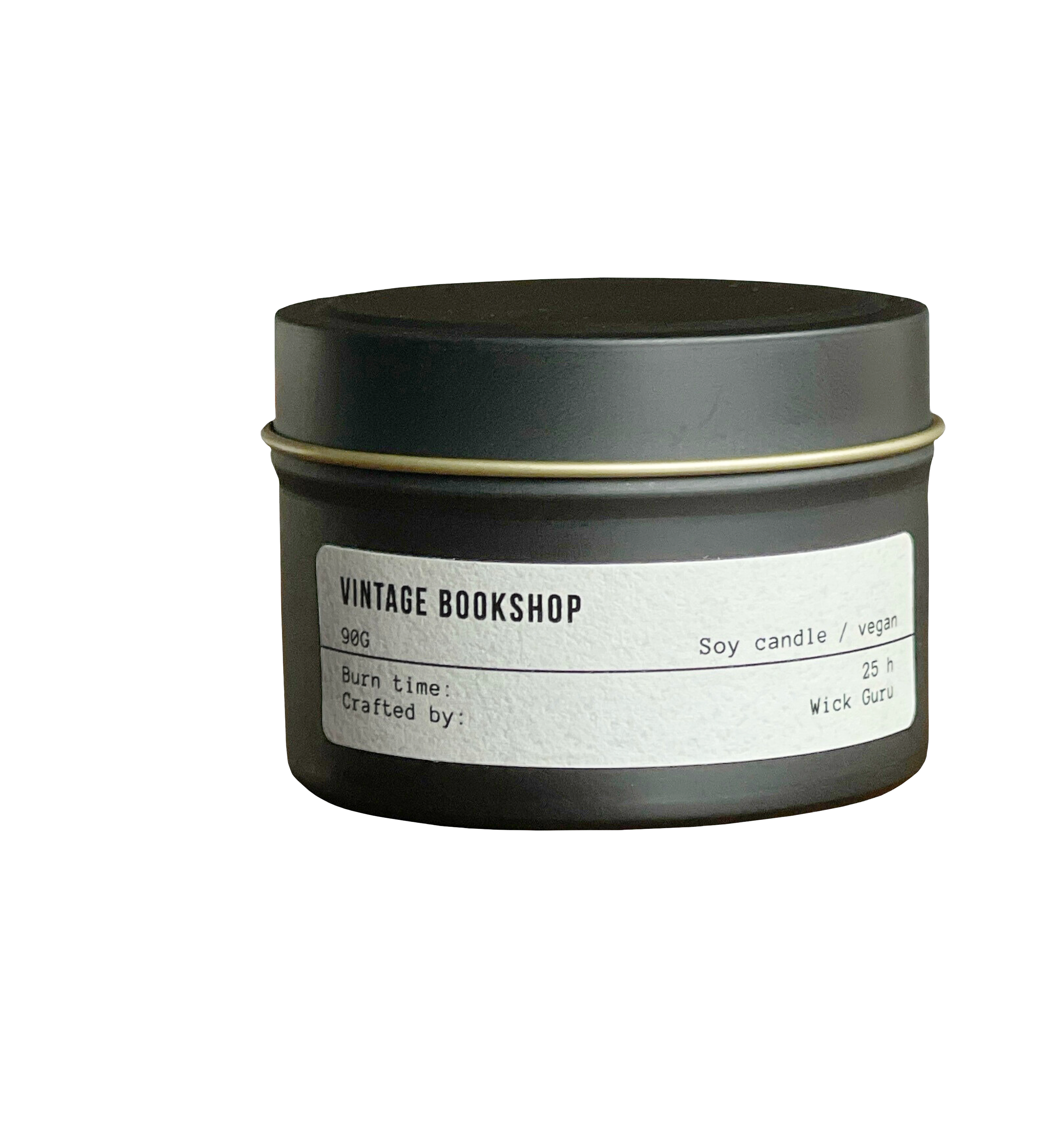 Vintage Bookshop Candle – Literary Gift, Handmade