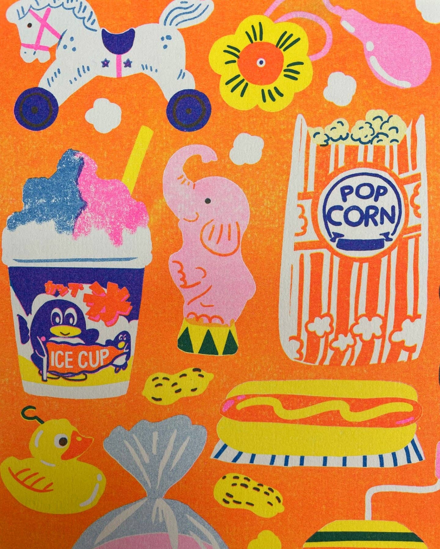 Funfair Riso Print