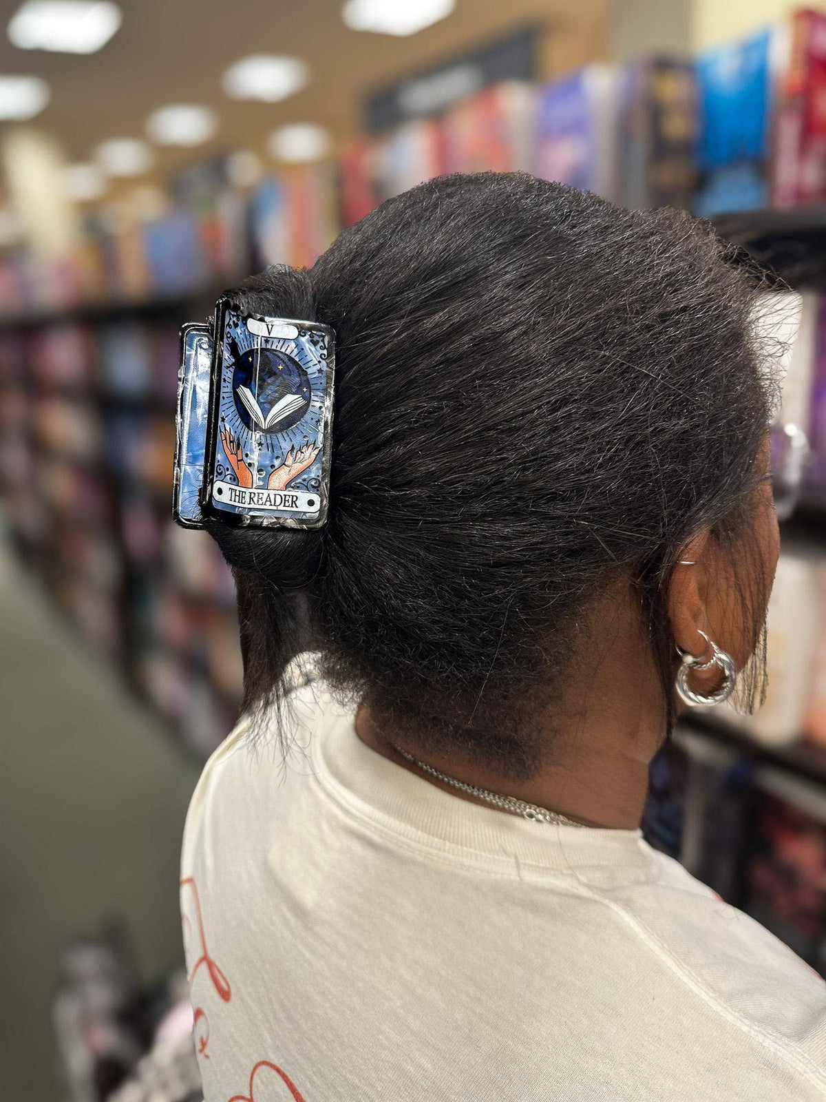 The Reader Tarot Card Hair Claw Clip