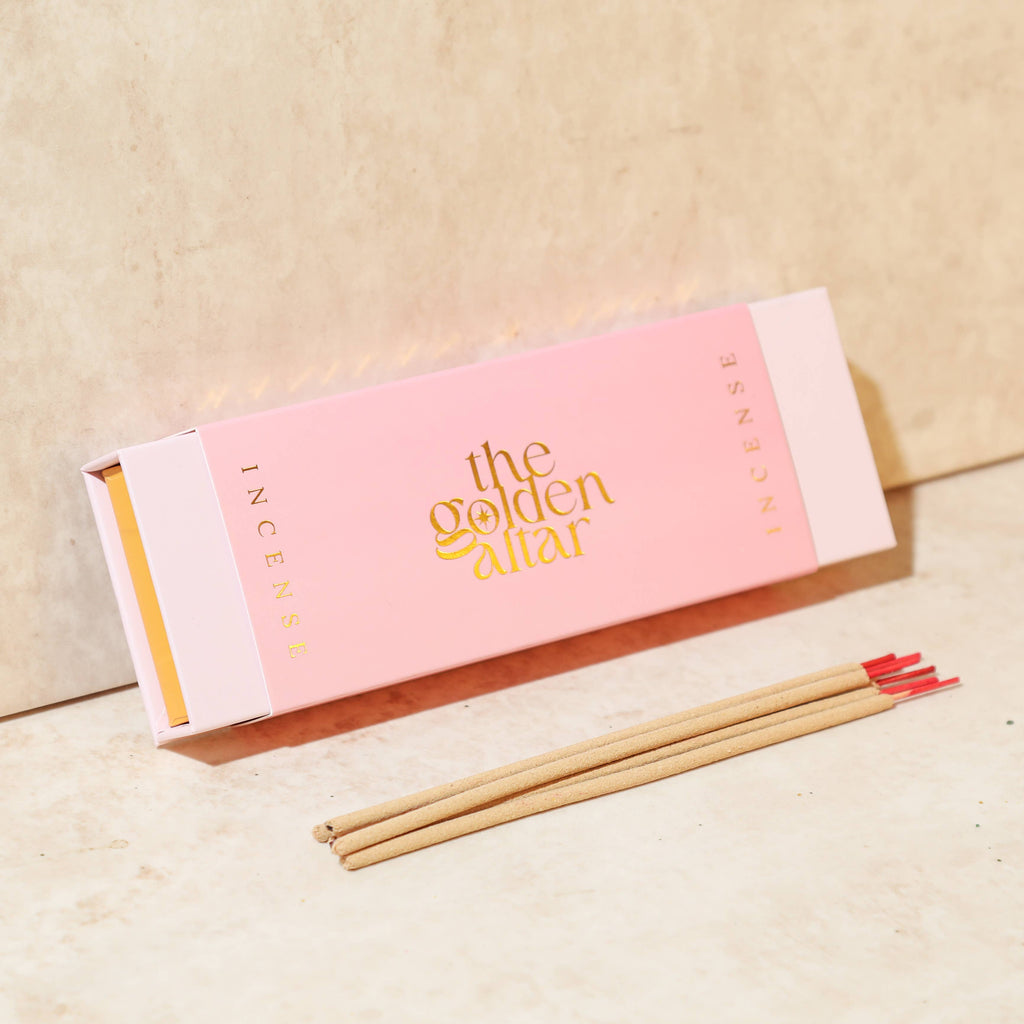 The Golden Altar - Rose & Vetiver Natural Incense