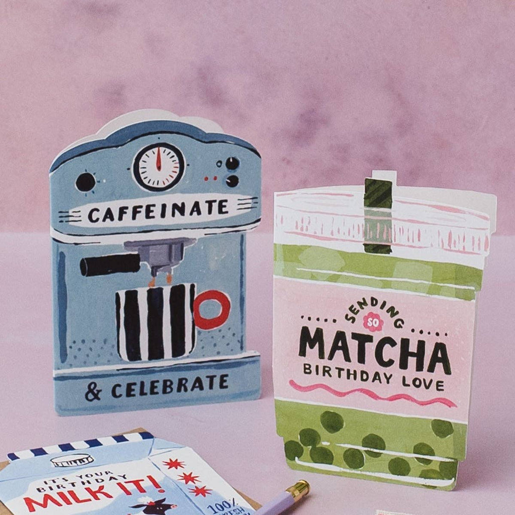 Coffee Machine Birthday Card | Coffee Lover Birthday Cards