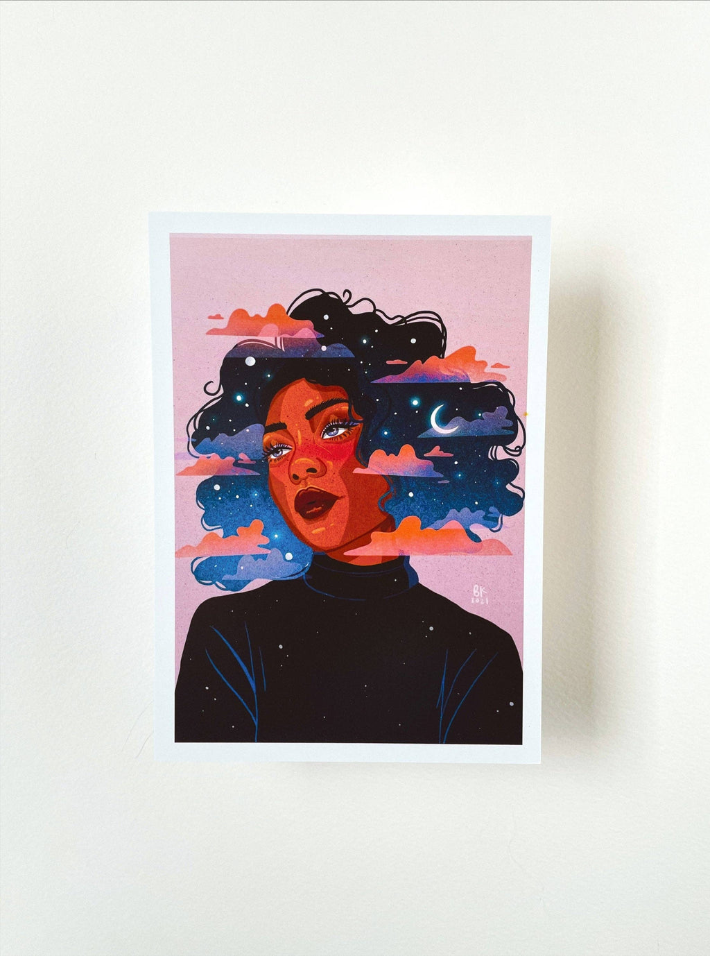 Imported 5x7 Illustrated Print