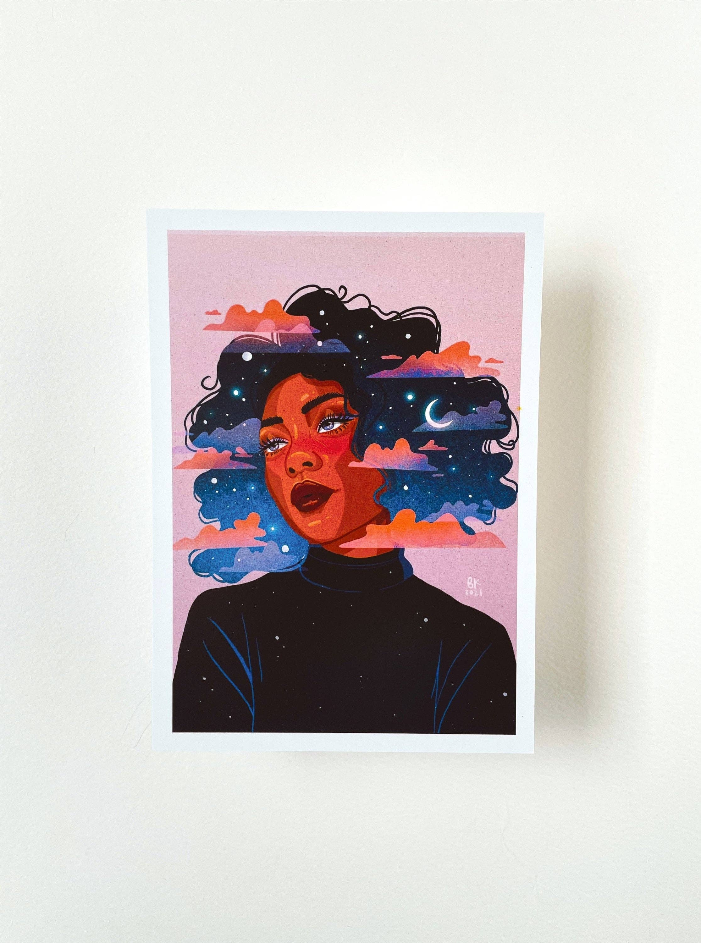 Imported 5x7 Illustrated Print