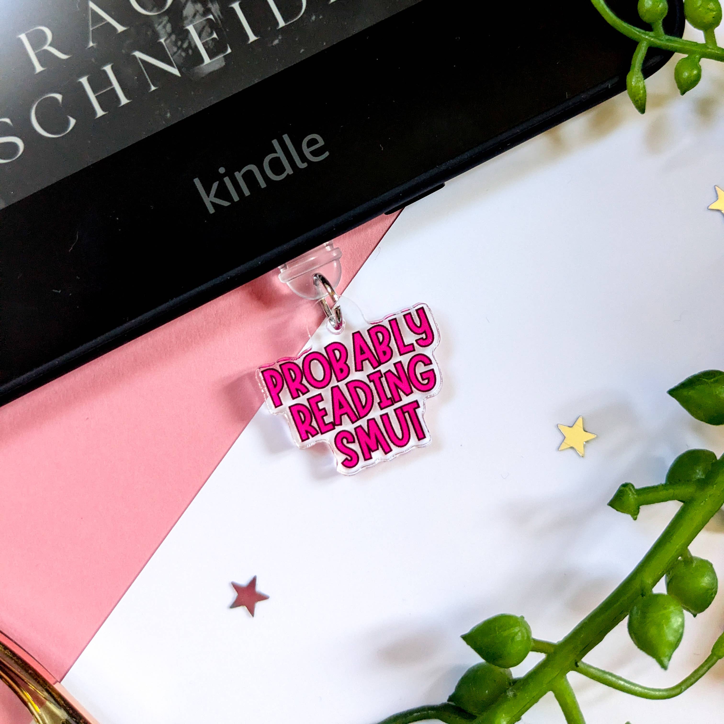 'Probably Reading Smut' Kindle Charm