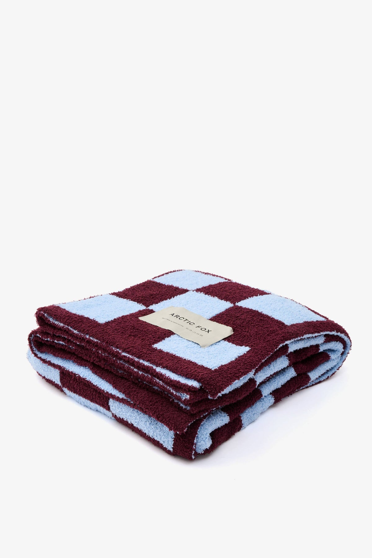 The Teddy Throw - 100% Recycled - Blue Check - AW26