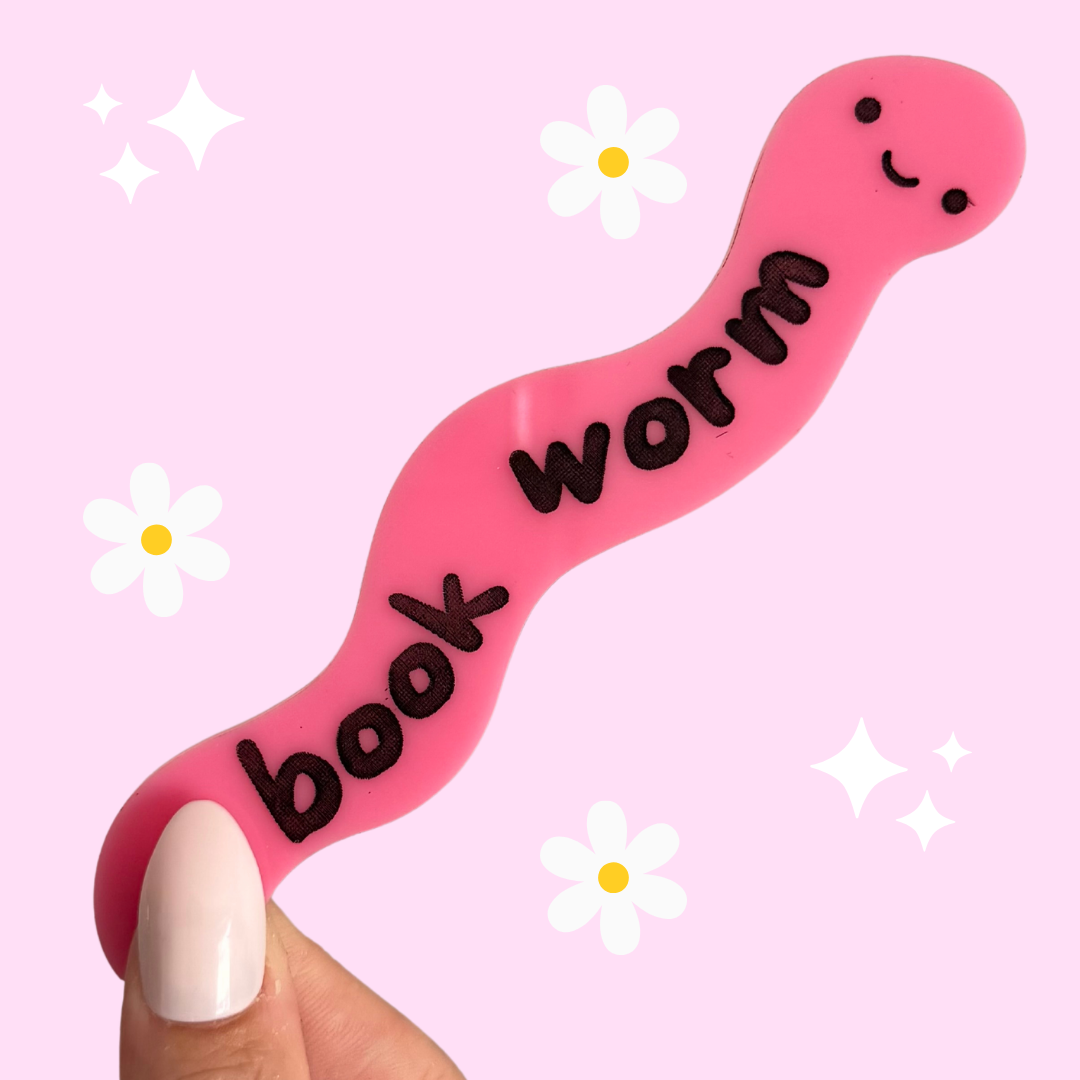 Honey Blue Lane - Book Worm Bookmark
