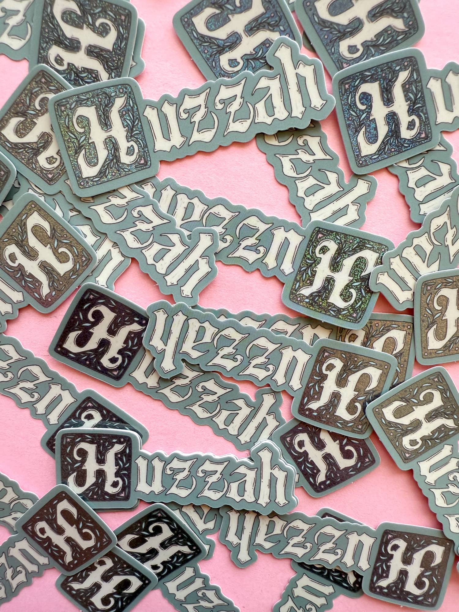Huzzah Vinyl Sticker