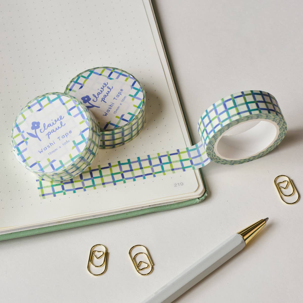 Quilted Grid Washi Tape