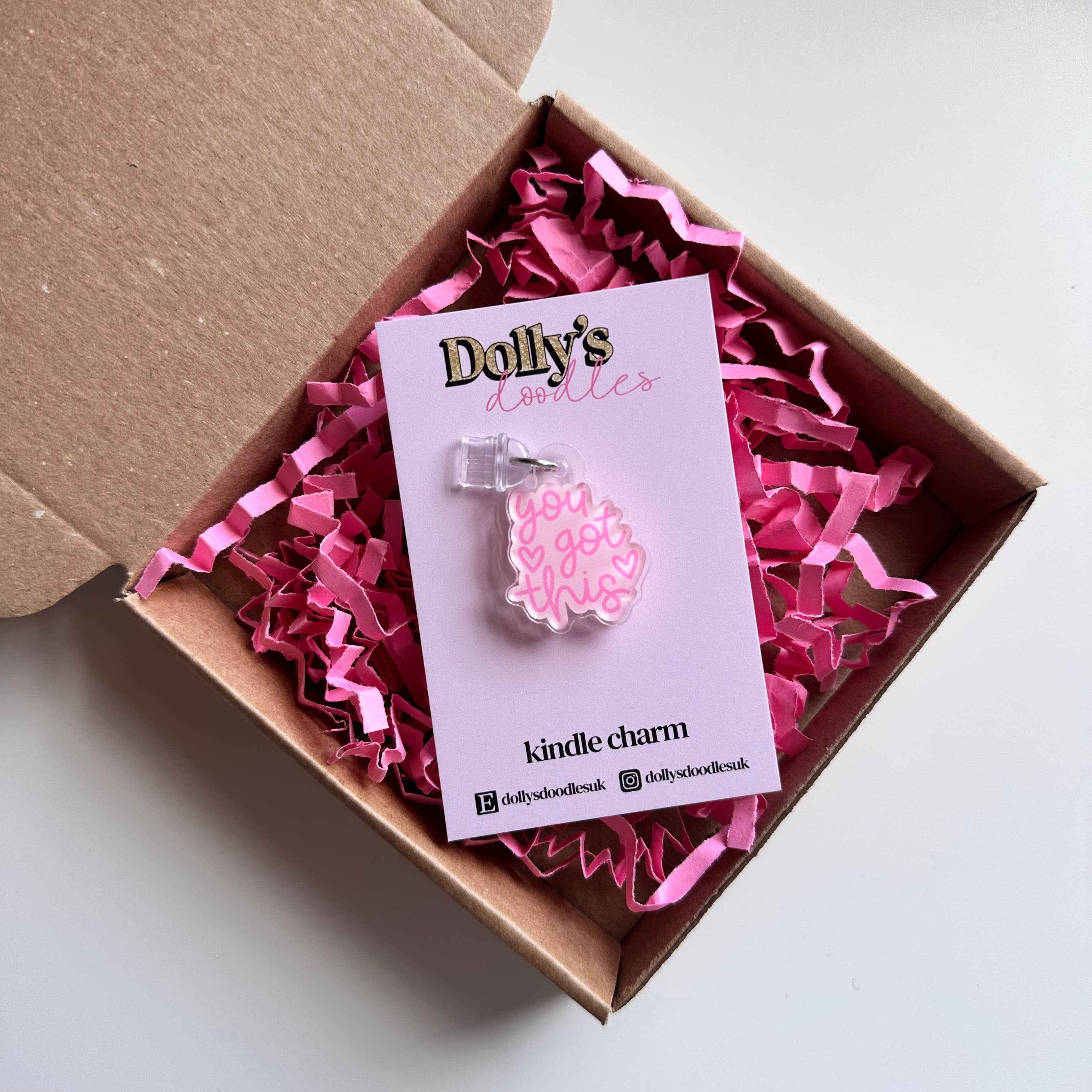 Dolly's Doodles - You Got This Kindle Charm