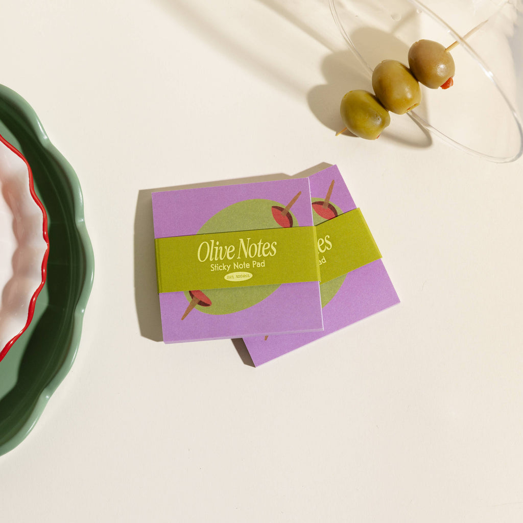 Mel Andrel - Olive Sticky Notes