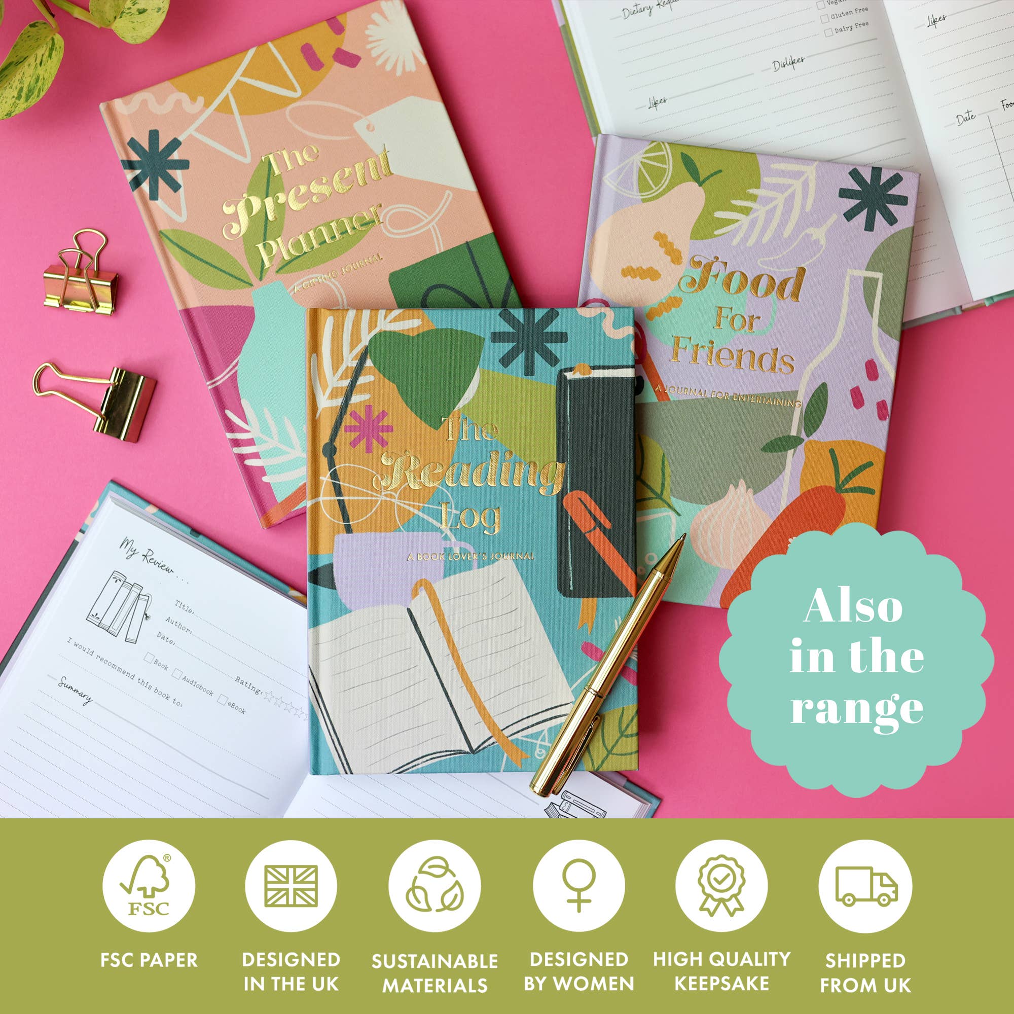 The Reading Journal | Book Tracker | Gift for Book Lovers