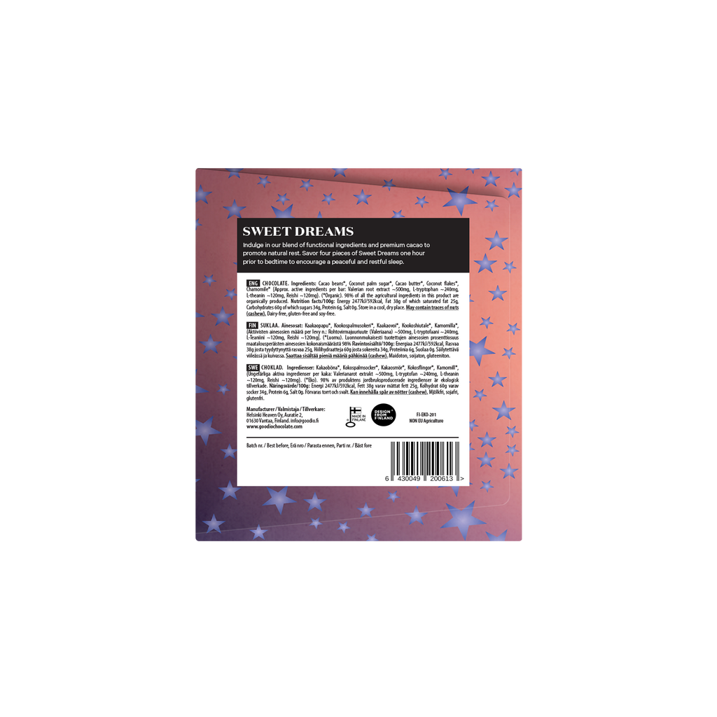 Goodio Chocolate - Sweet Dreams Chocolate 49%