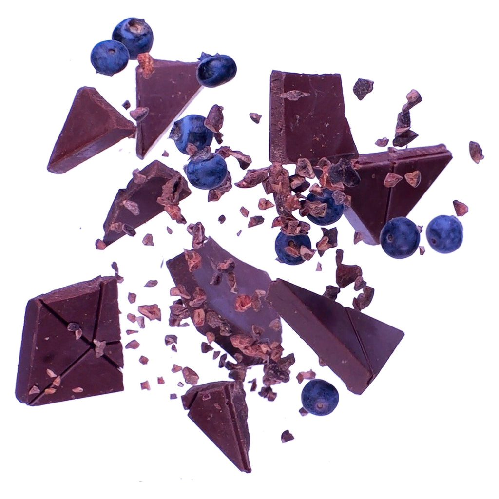 Goodio Chocolate - Wild Blueberry Chocolate 61%