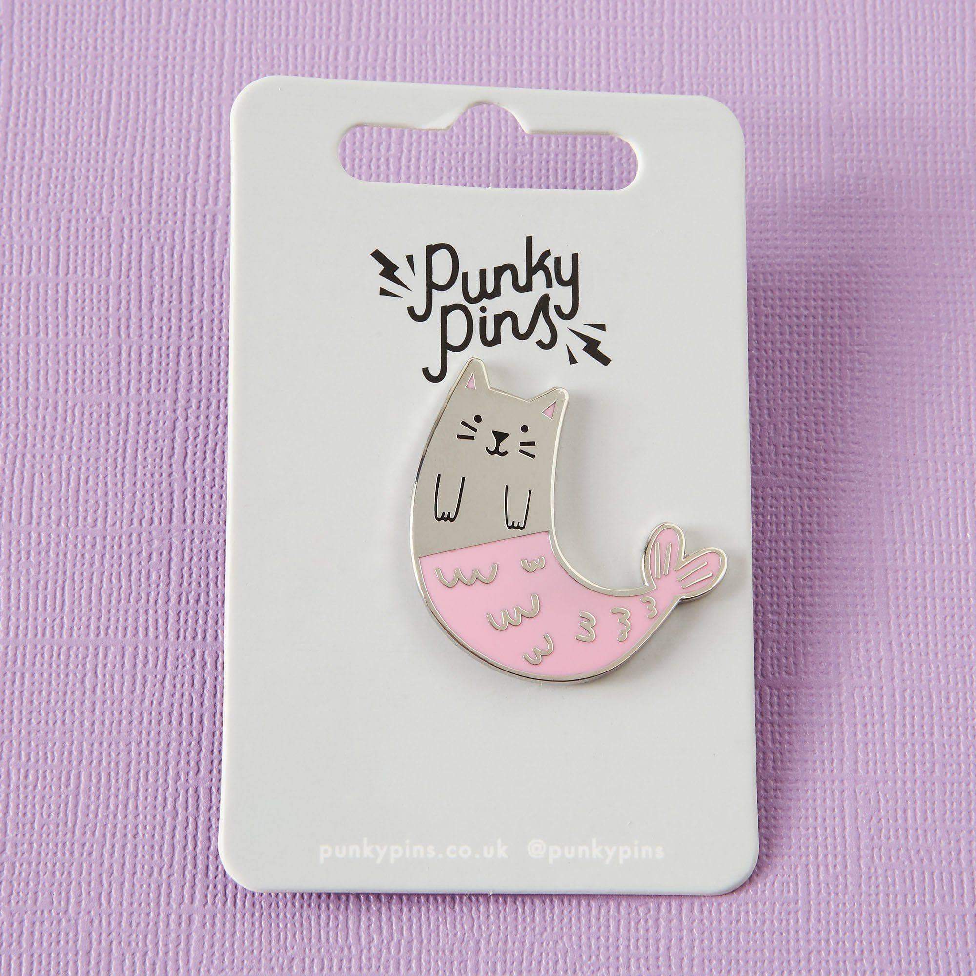 Purrmaid Enamel Pin