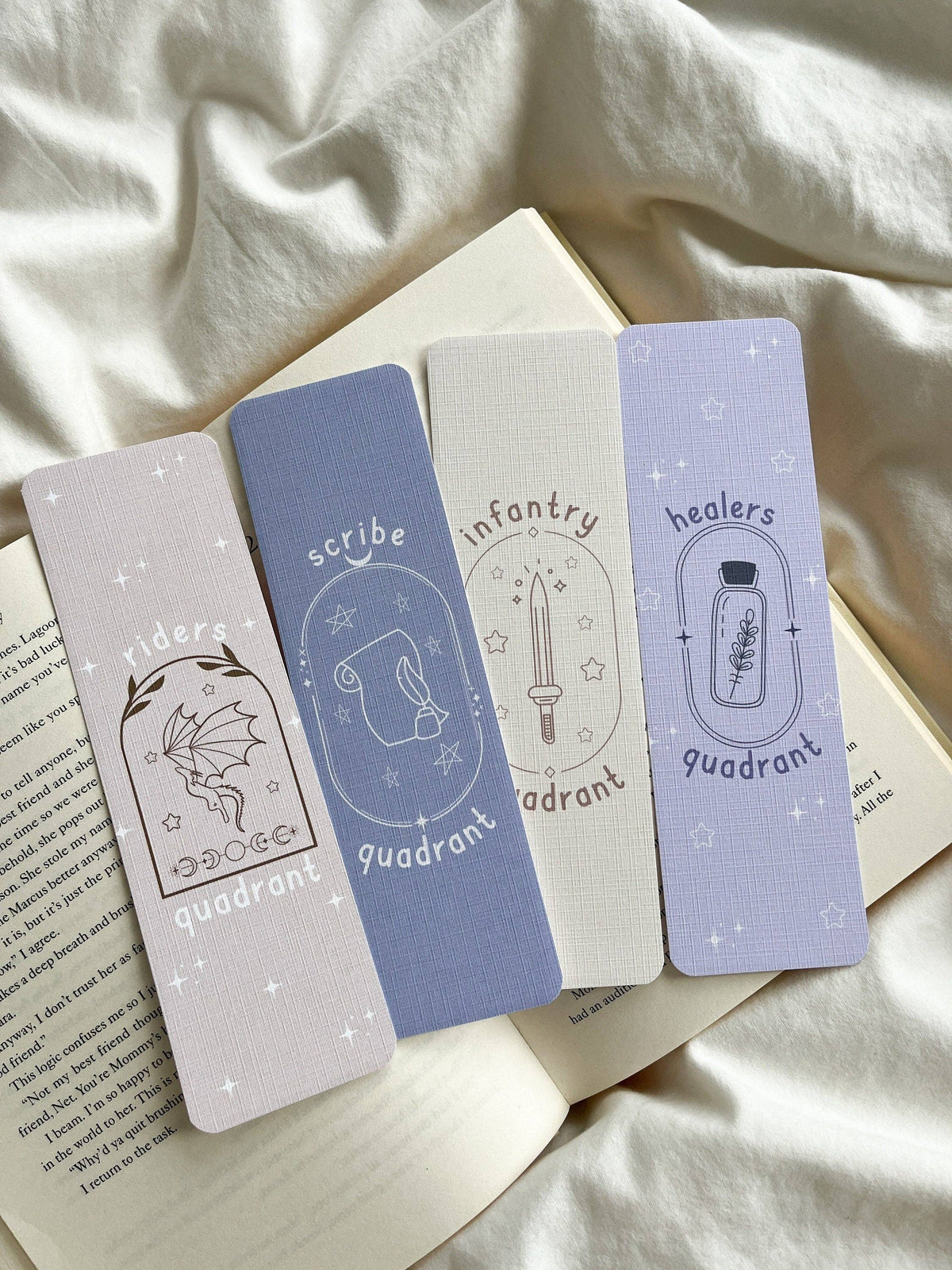 Dragons Quadrant Bookmarks |  Fantasy Bookmarks