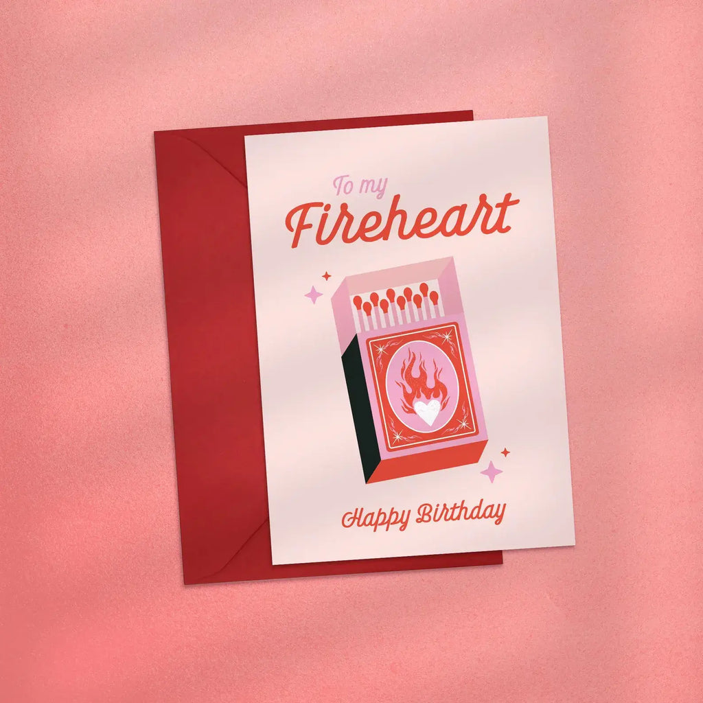 To My Fireheart Birthday Card, Throne of Glass Card