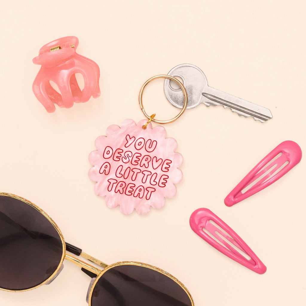 Laura Oh - You Deserve a Little Treat Acrylic Keyring
