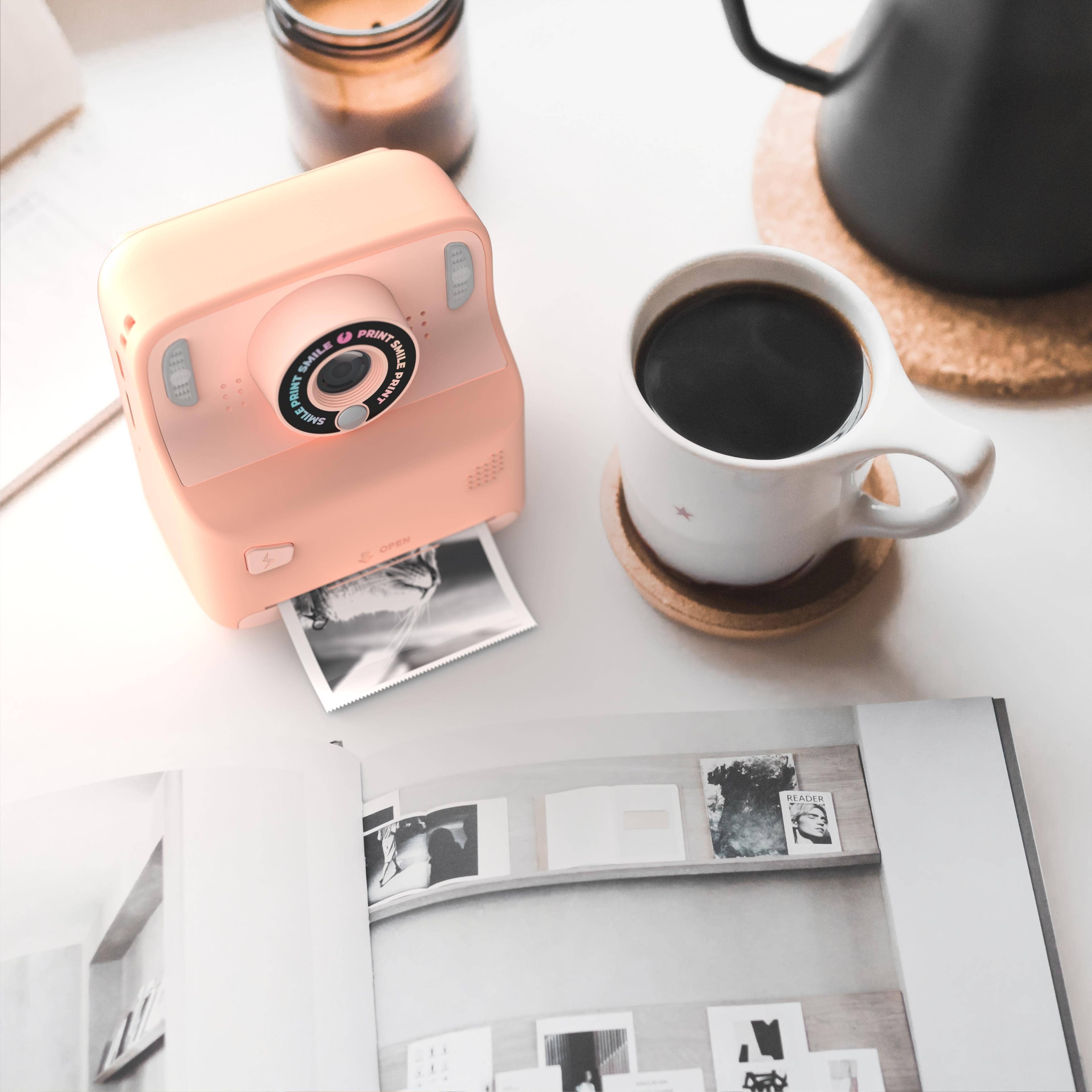 PixiPrint Pink – Camera for kids Click & Print