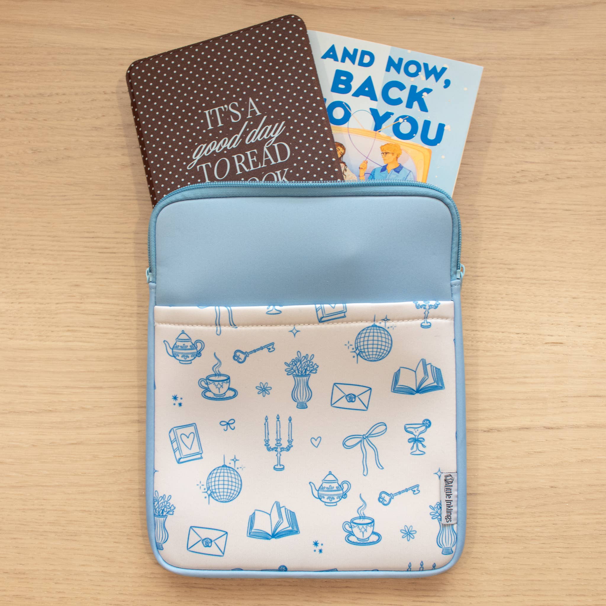 Little Inklings - Blue Doodles Book Sleeve