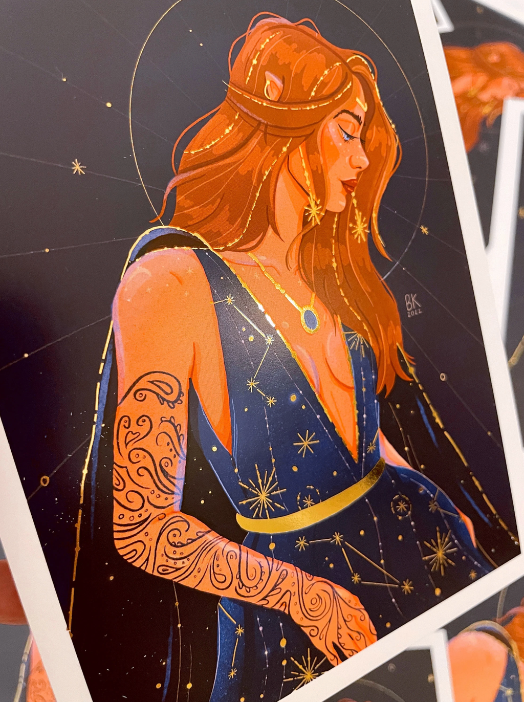 Feyre Gold Foil Print