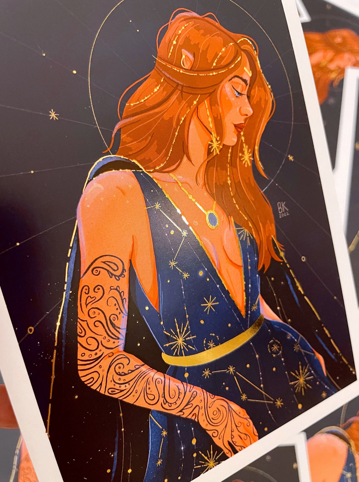 Feyre Gold Foil Print