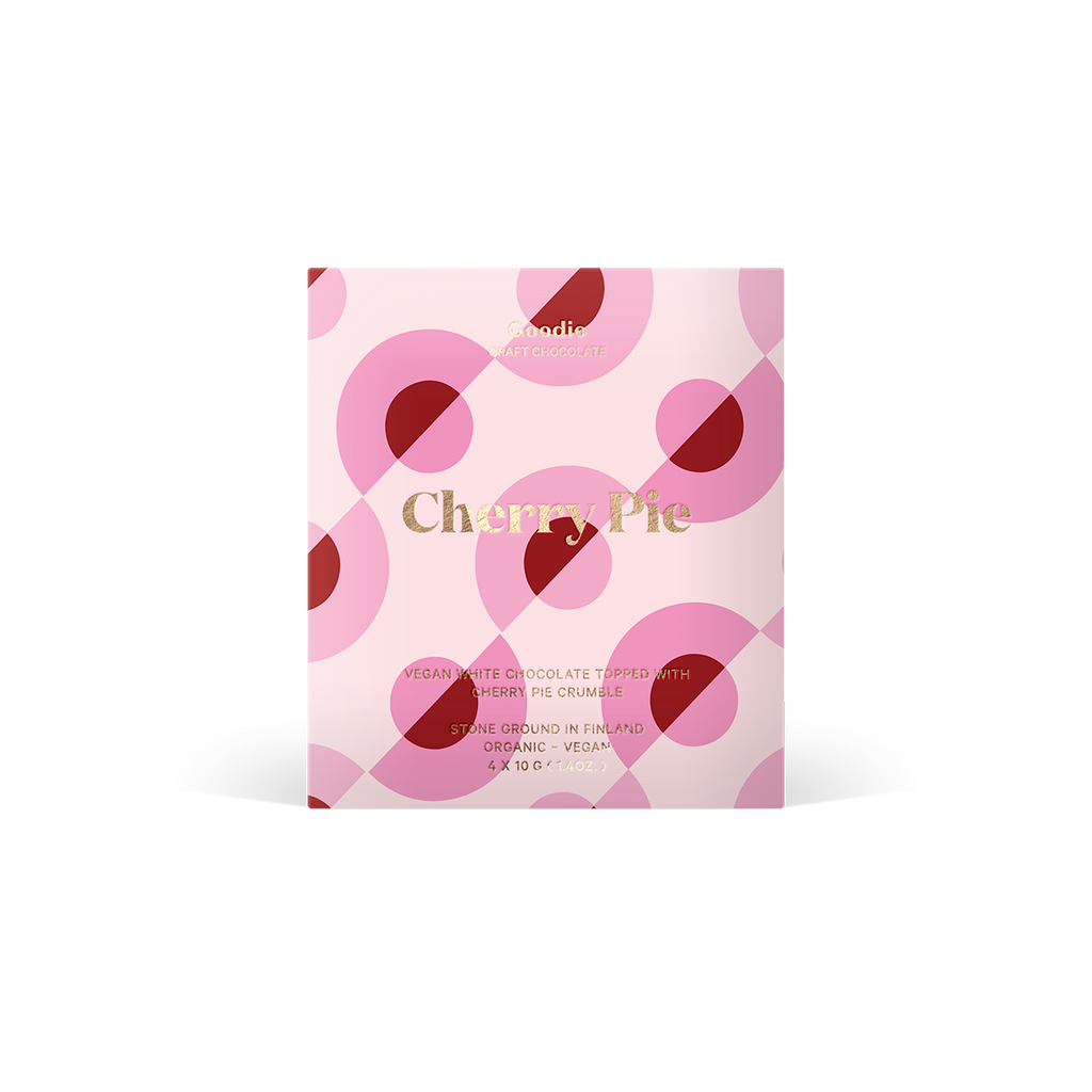 Goodio Chocolate - Cherry Pie White Chocolate Organic
