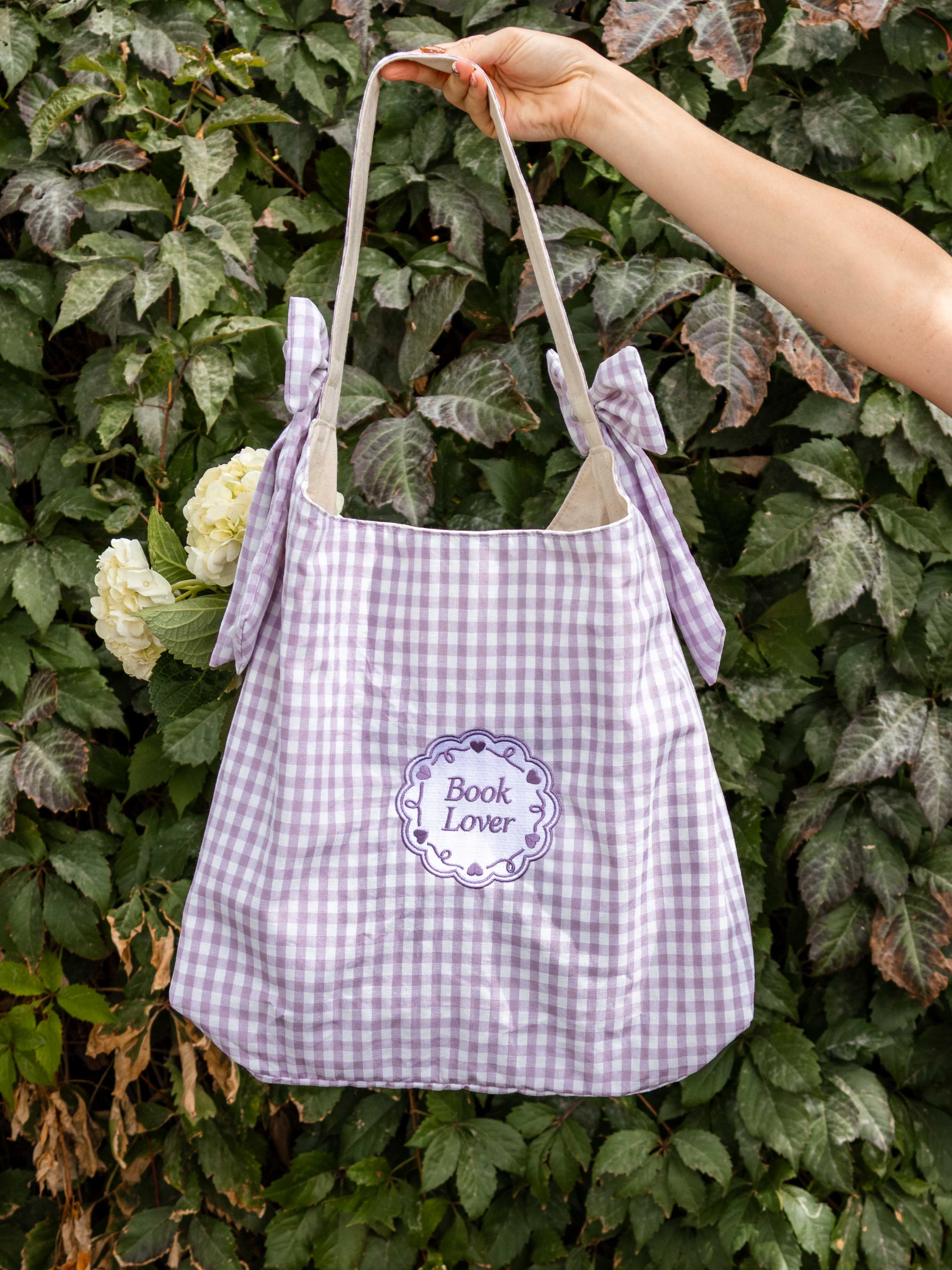 Book Lover Bow Tote