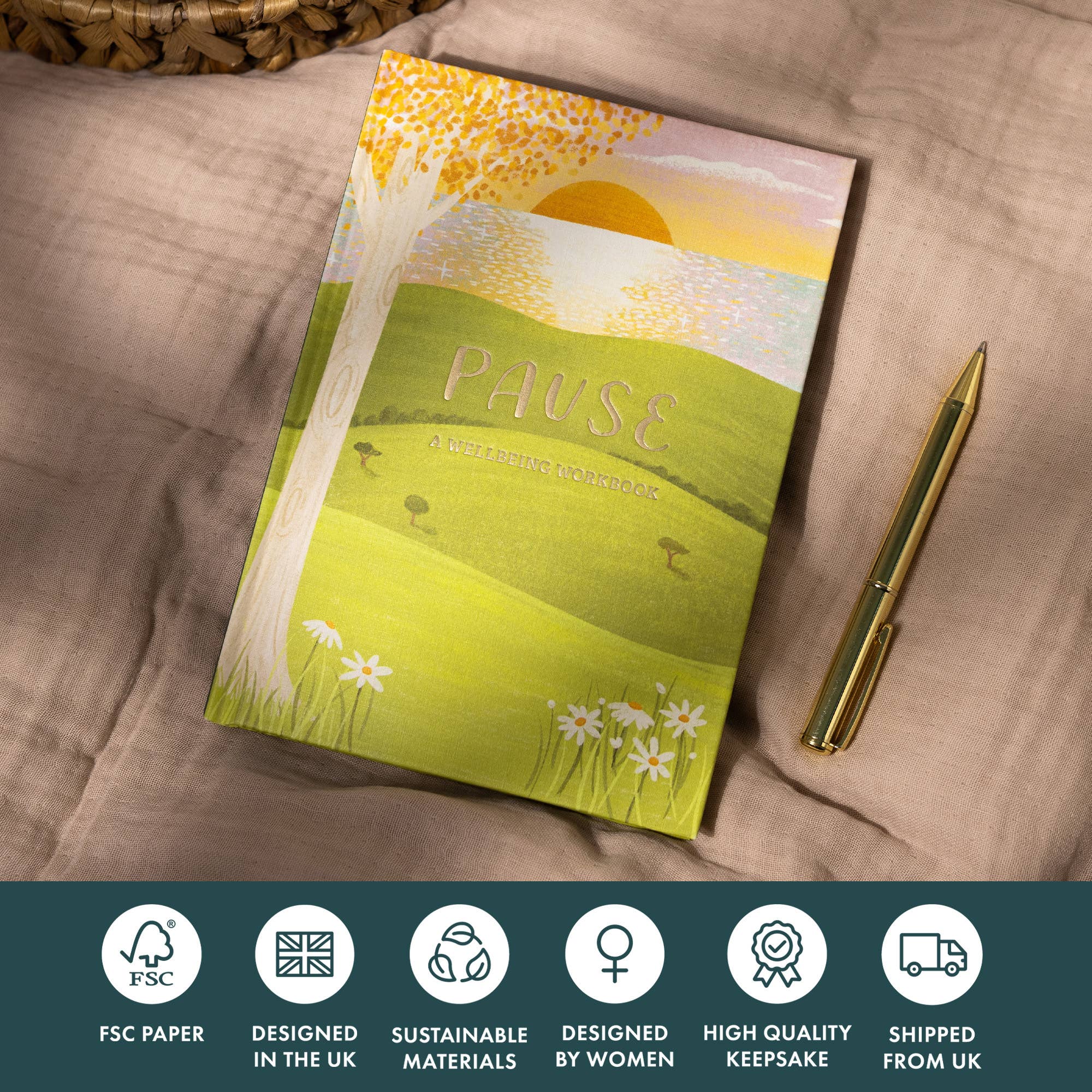 Mindfulness Journal | Wellbeing workbook | Pause